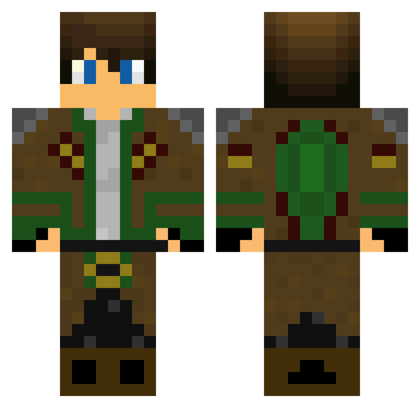 slightly_joe Minecraft skin, front and back view
