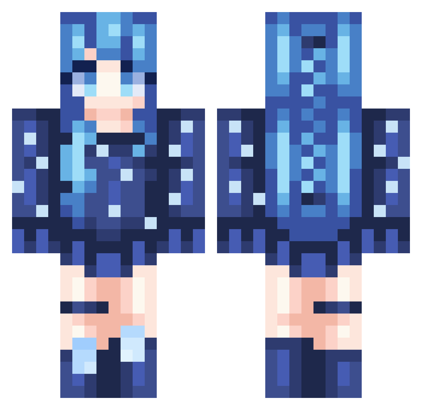 TEO_IMORTAL Minecraft skin, front and back view