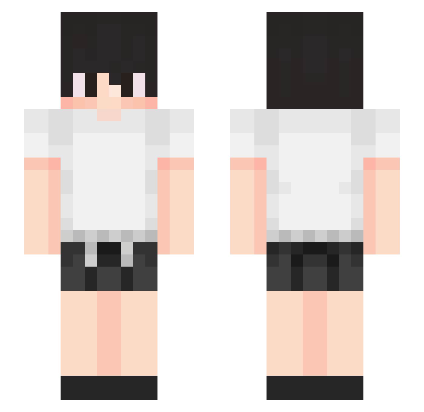 pommofann_ Minecraft skin, front and back view