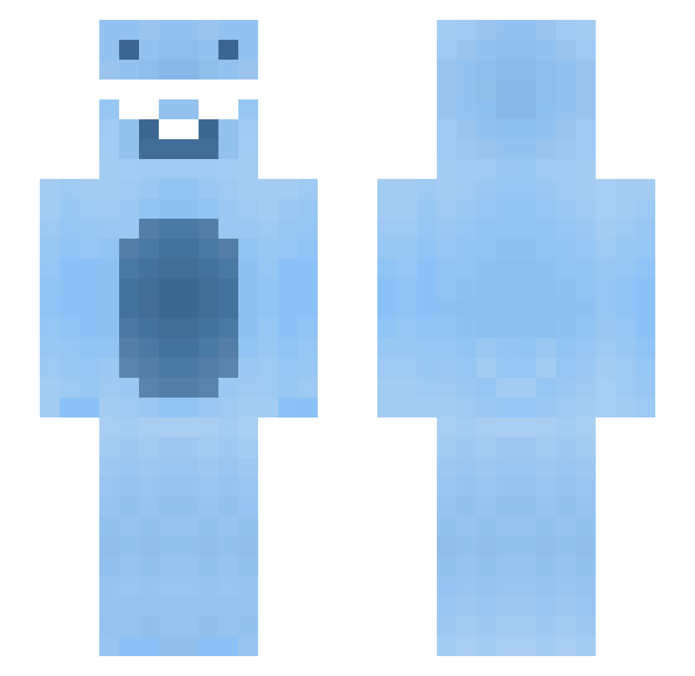 Padddyyyy Minecraft skin, front and back view