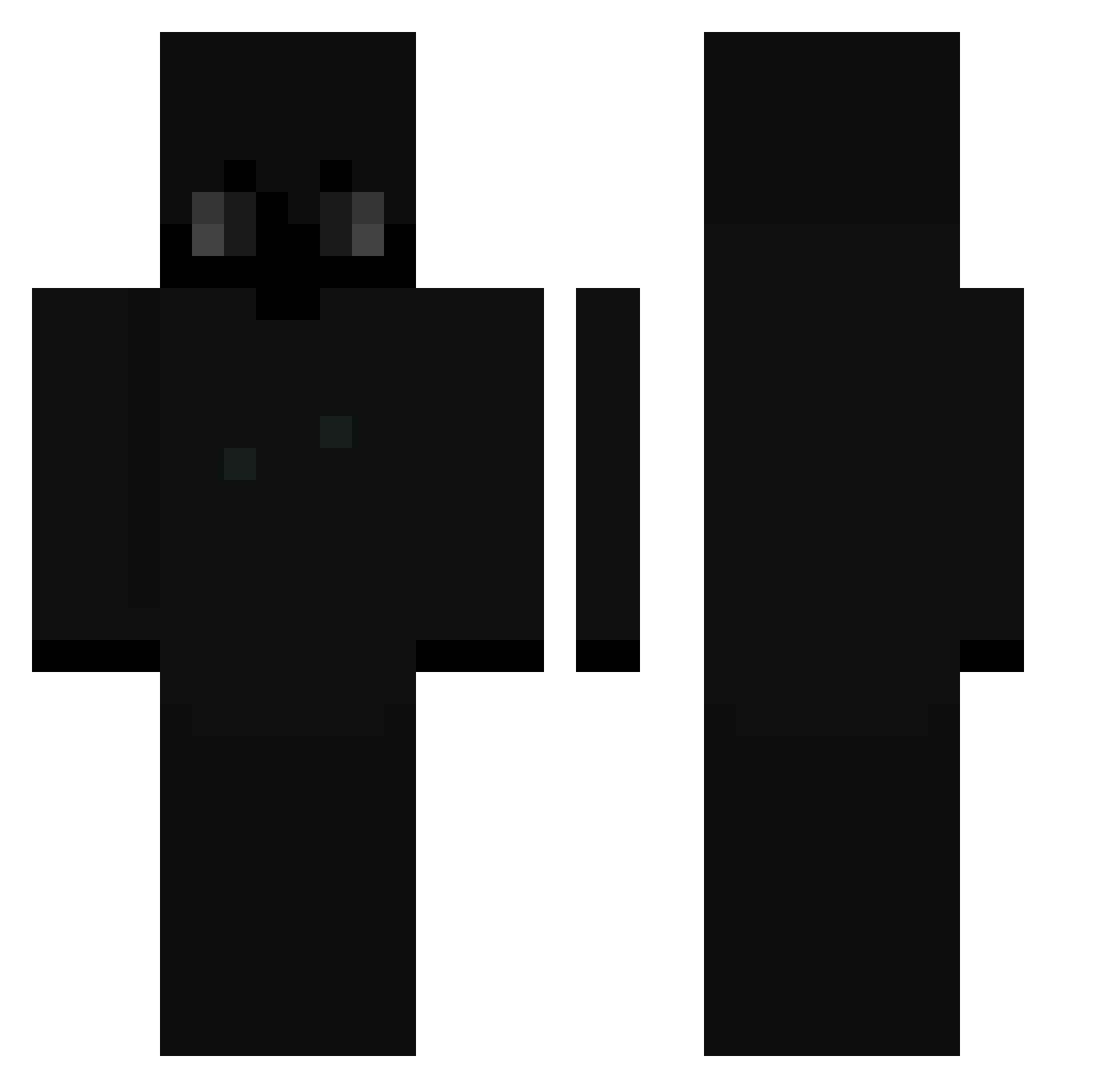 Thekingofjuke Minecraft skin, front and back view