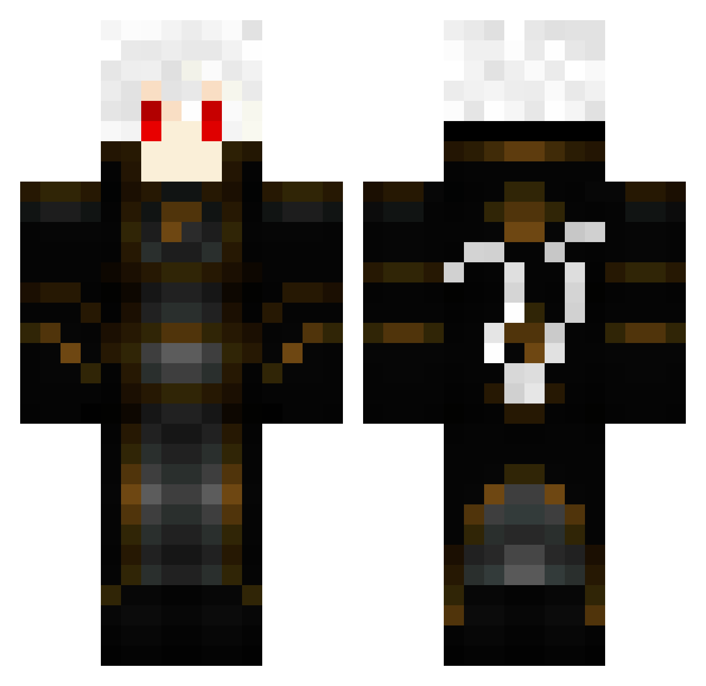 The_DragonXY Minecraft skin, front and back view