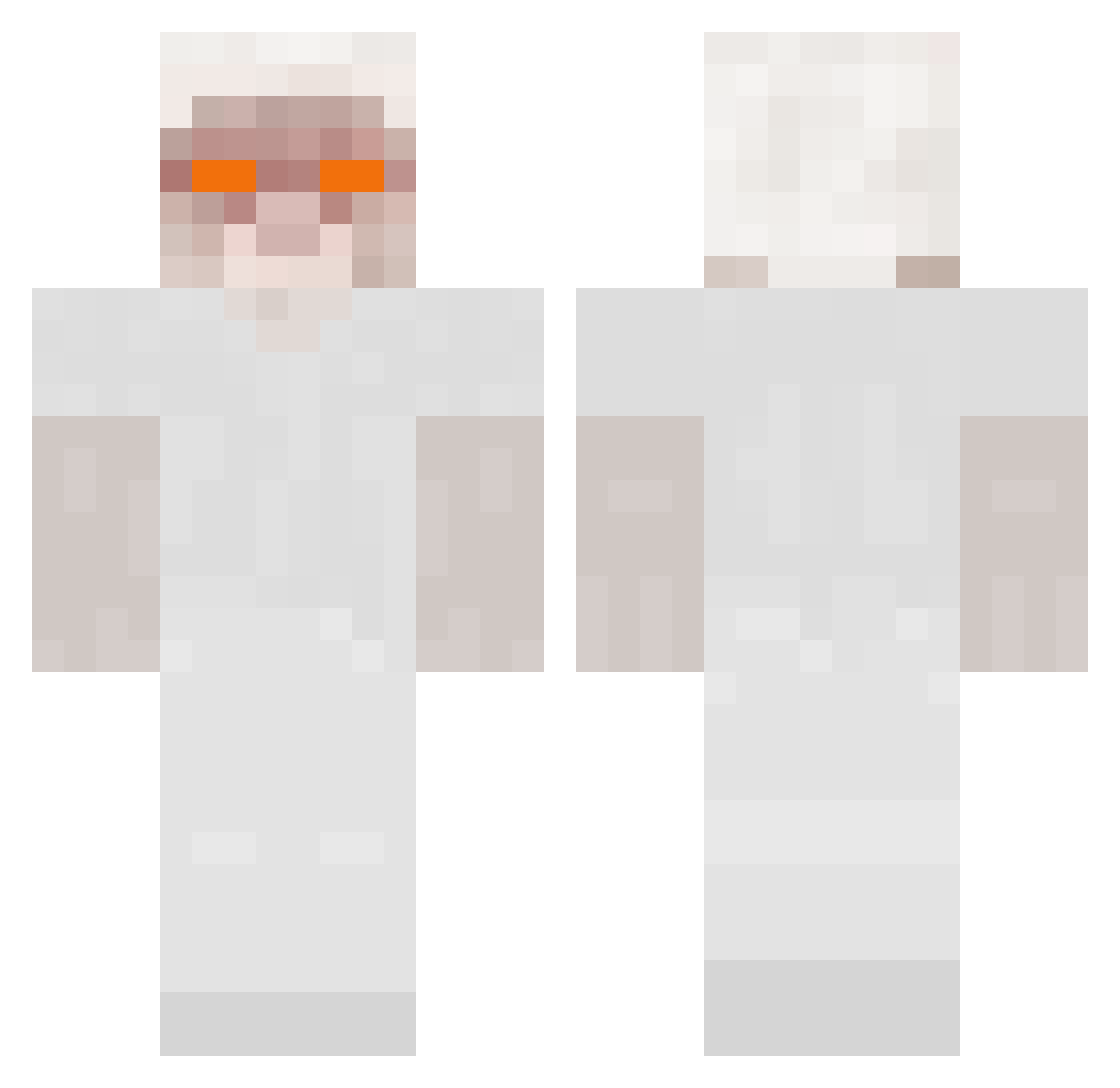YangKyle Minecraft skin, front and back view