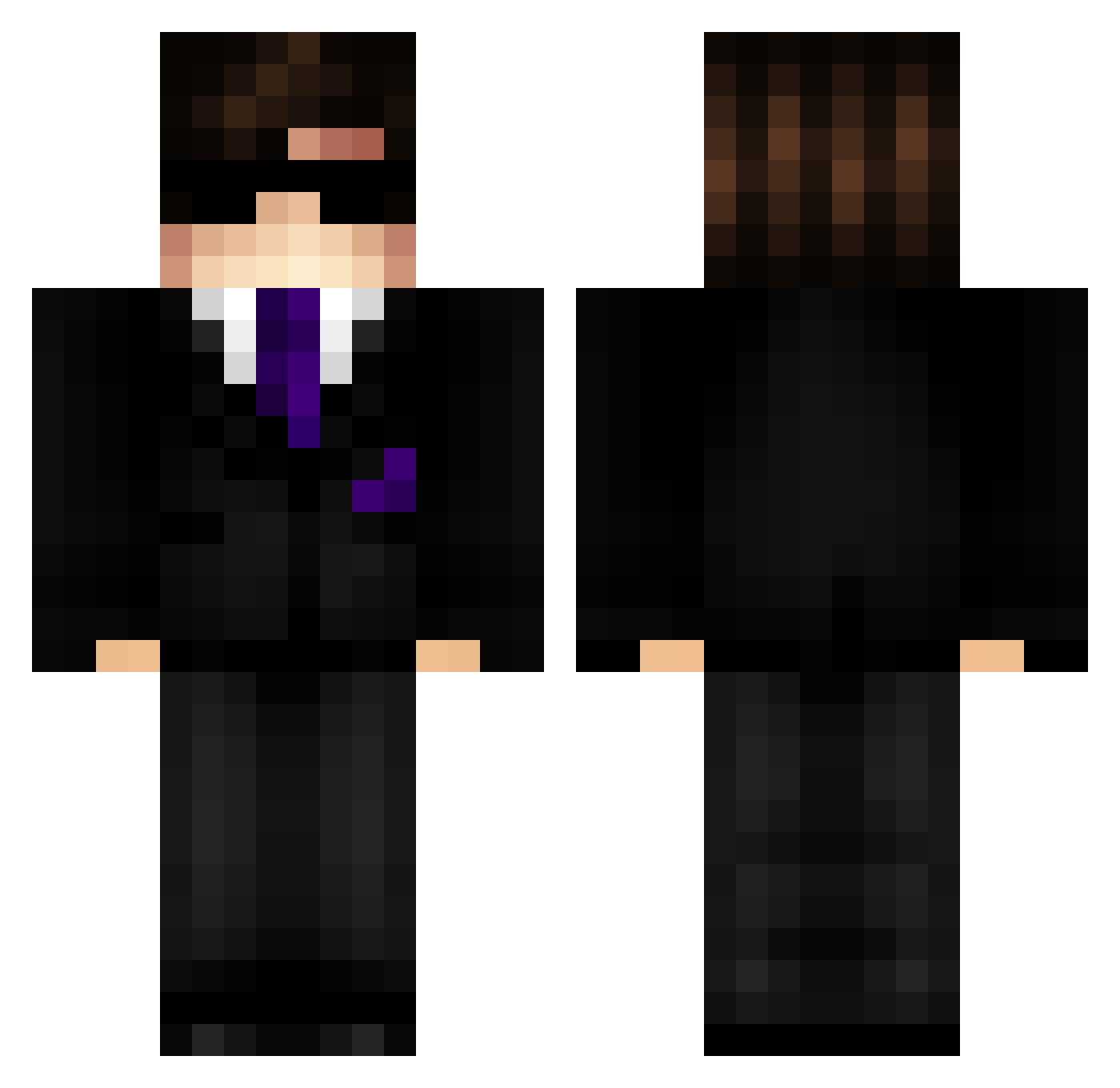 reallynice Minecraft skin, front and back view