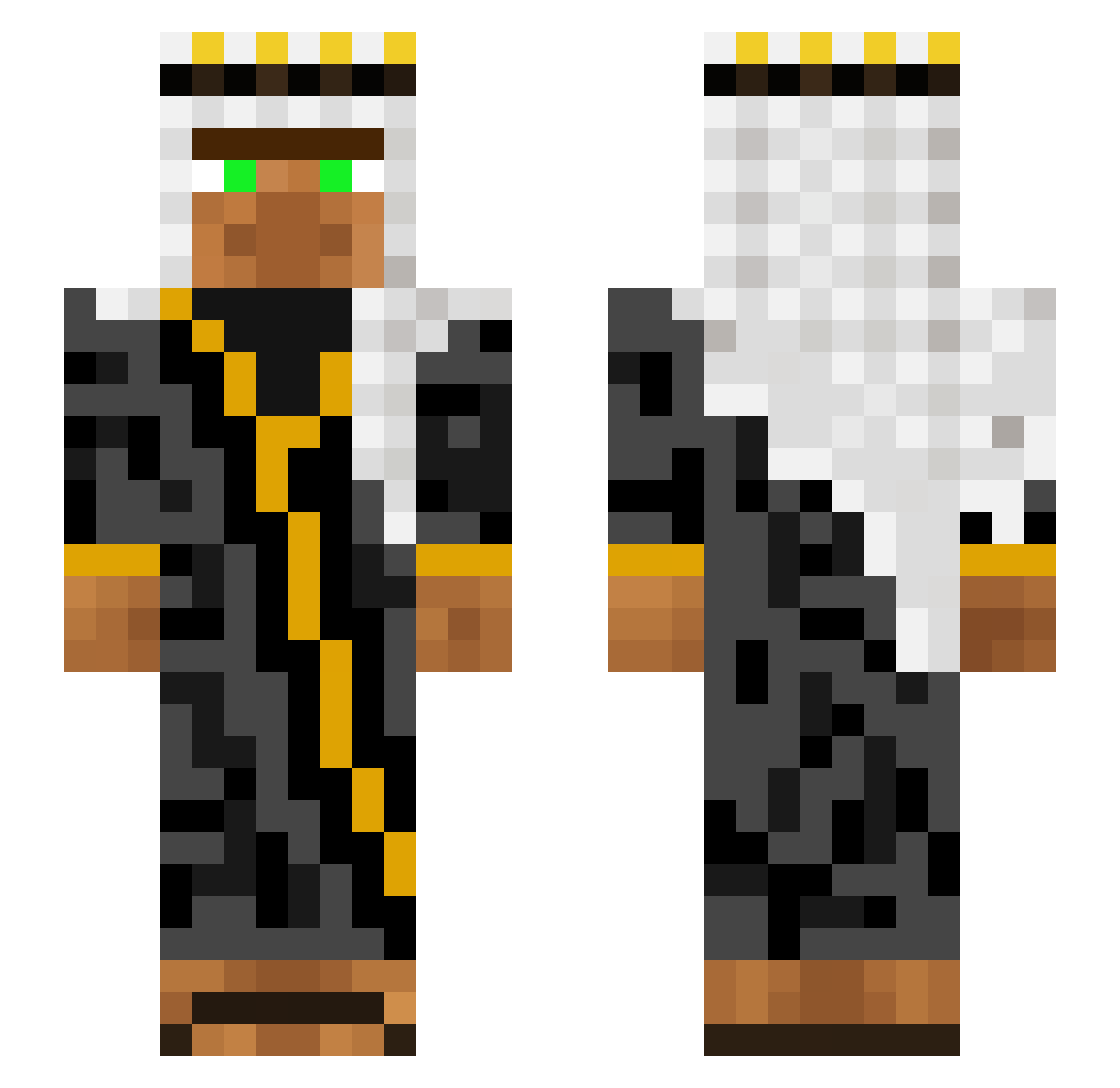 basti08p Minecraft skin, front and back view