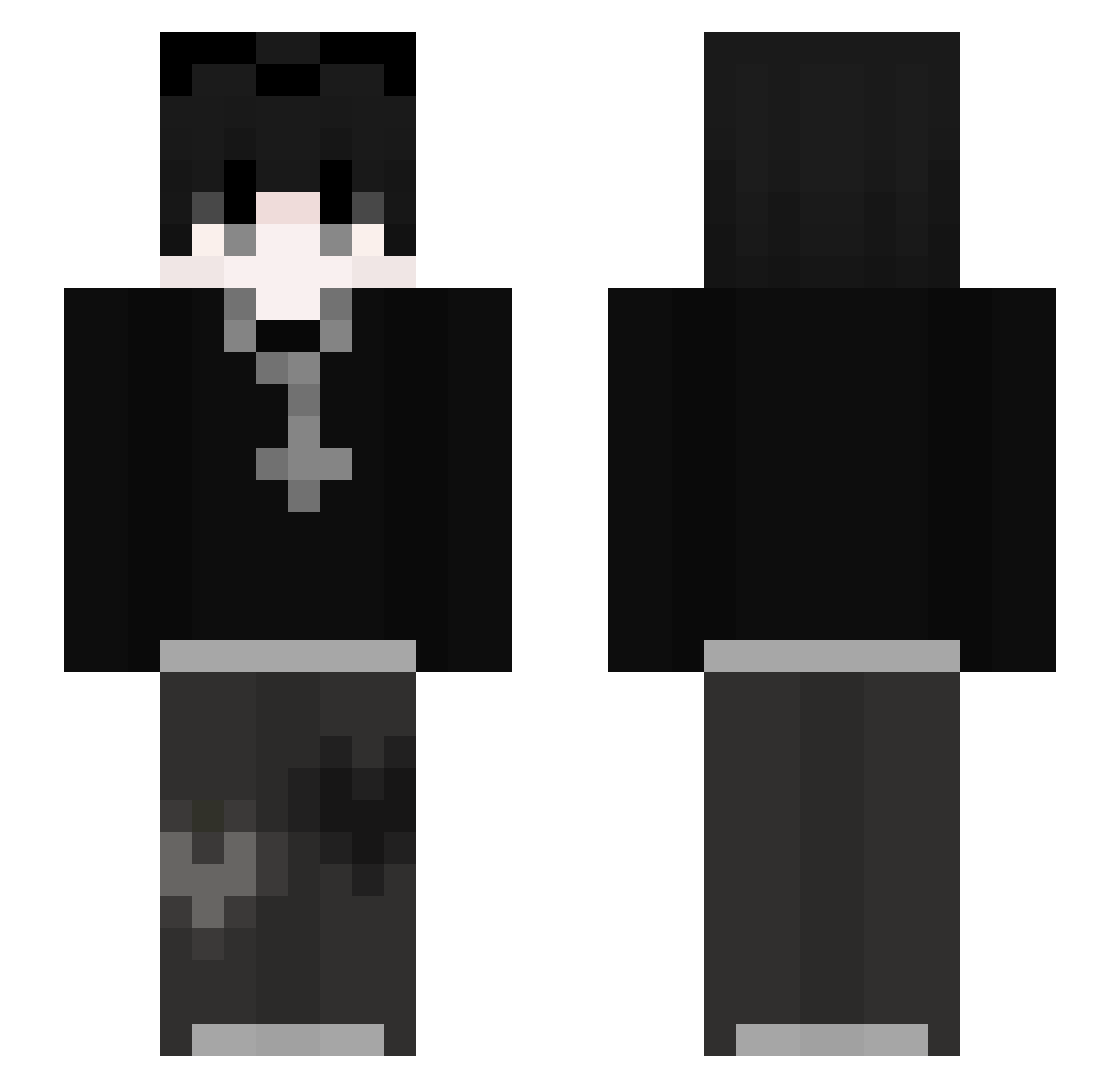 Nateru_ Minecraft skin, front and back view