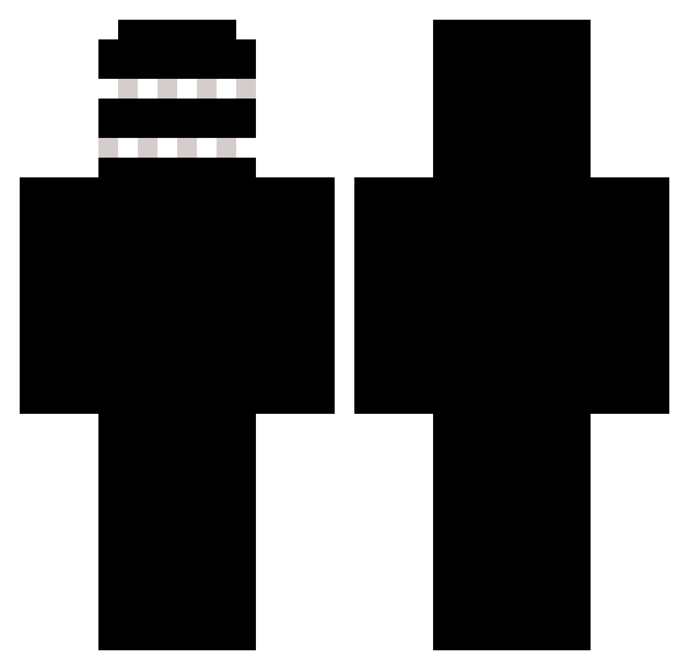 Kampfkarrotte123 Minecraft skin, front and back view