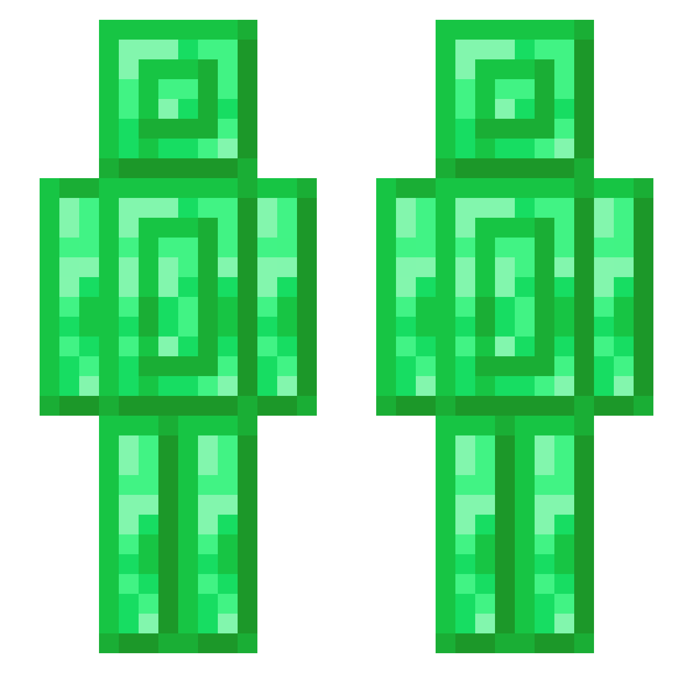 sebbebebbe20 Minecraft skin, front and back view