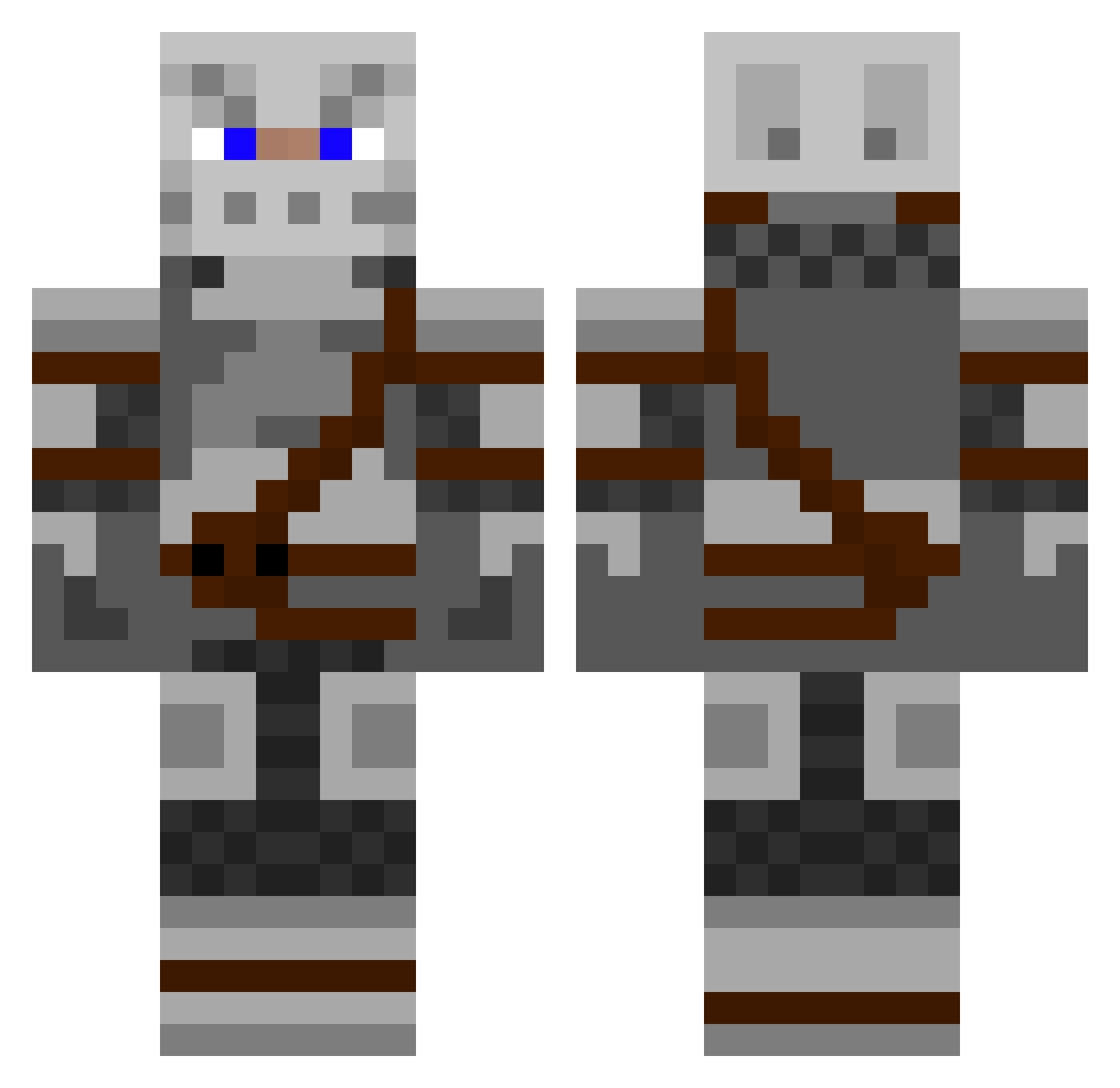 seupai1884 Minecraft skin, front and back view