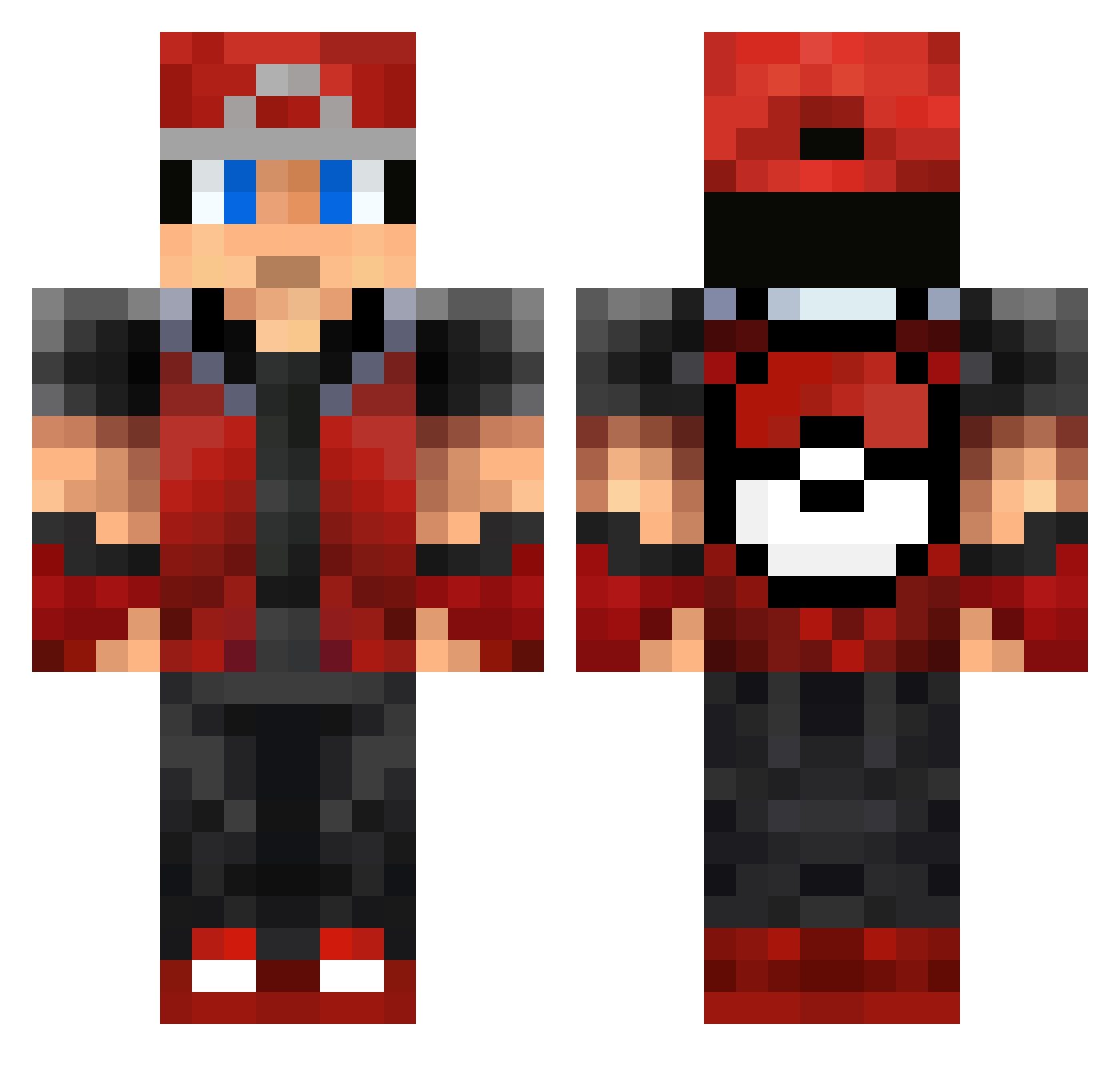 Space_Pirates015 Minecraft skin, front and back view