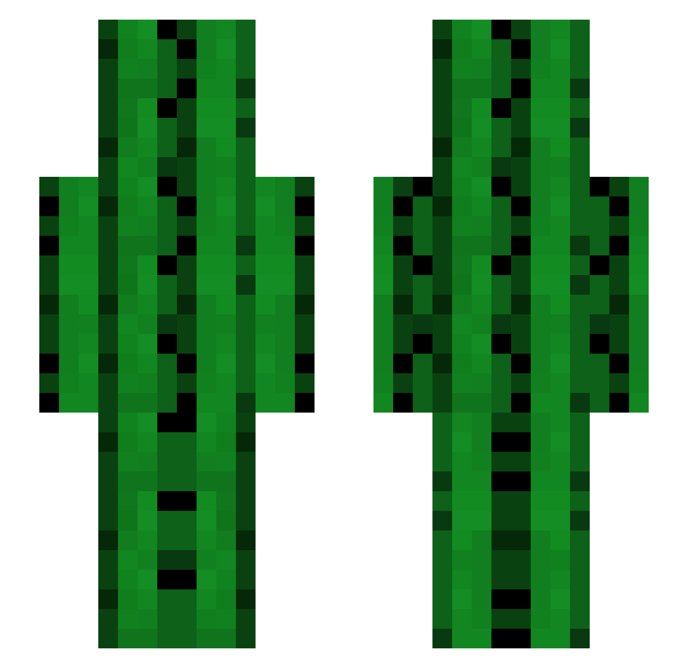 LOLLYPOP128 Minecraft skin, front and back view