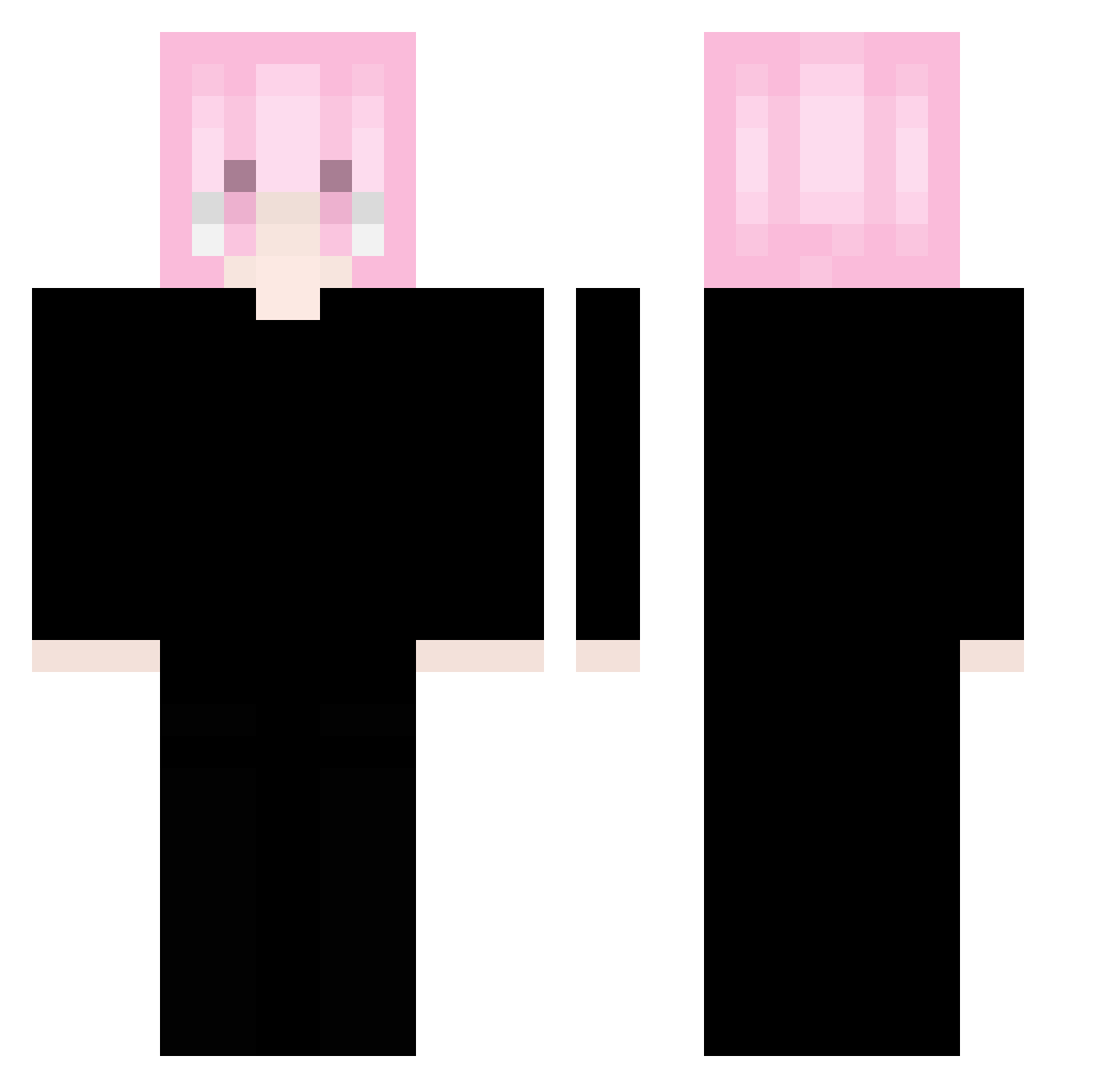 AfterLyfe__ Minecraft skin, front and back view