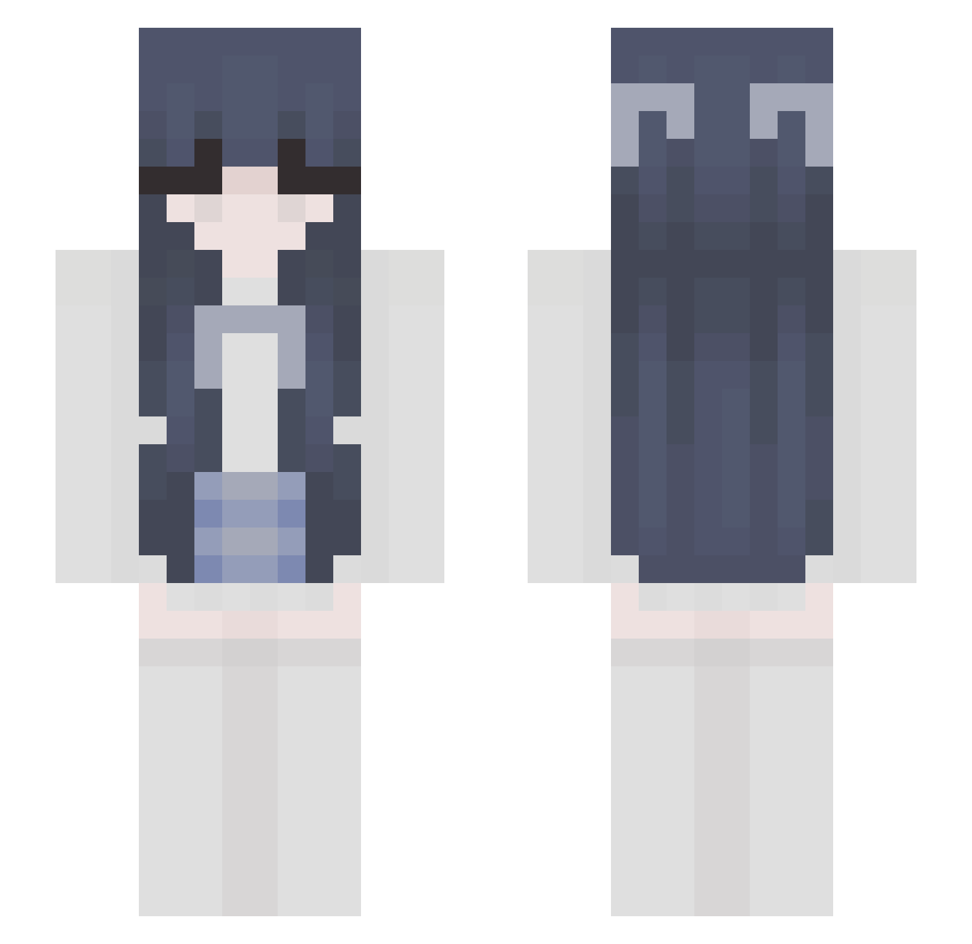 yRevoltado_ Minecraft skin, front and back view