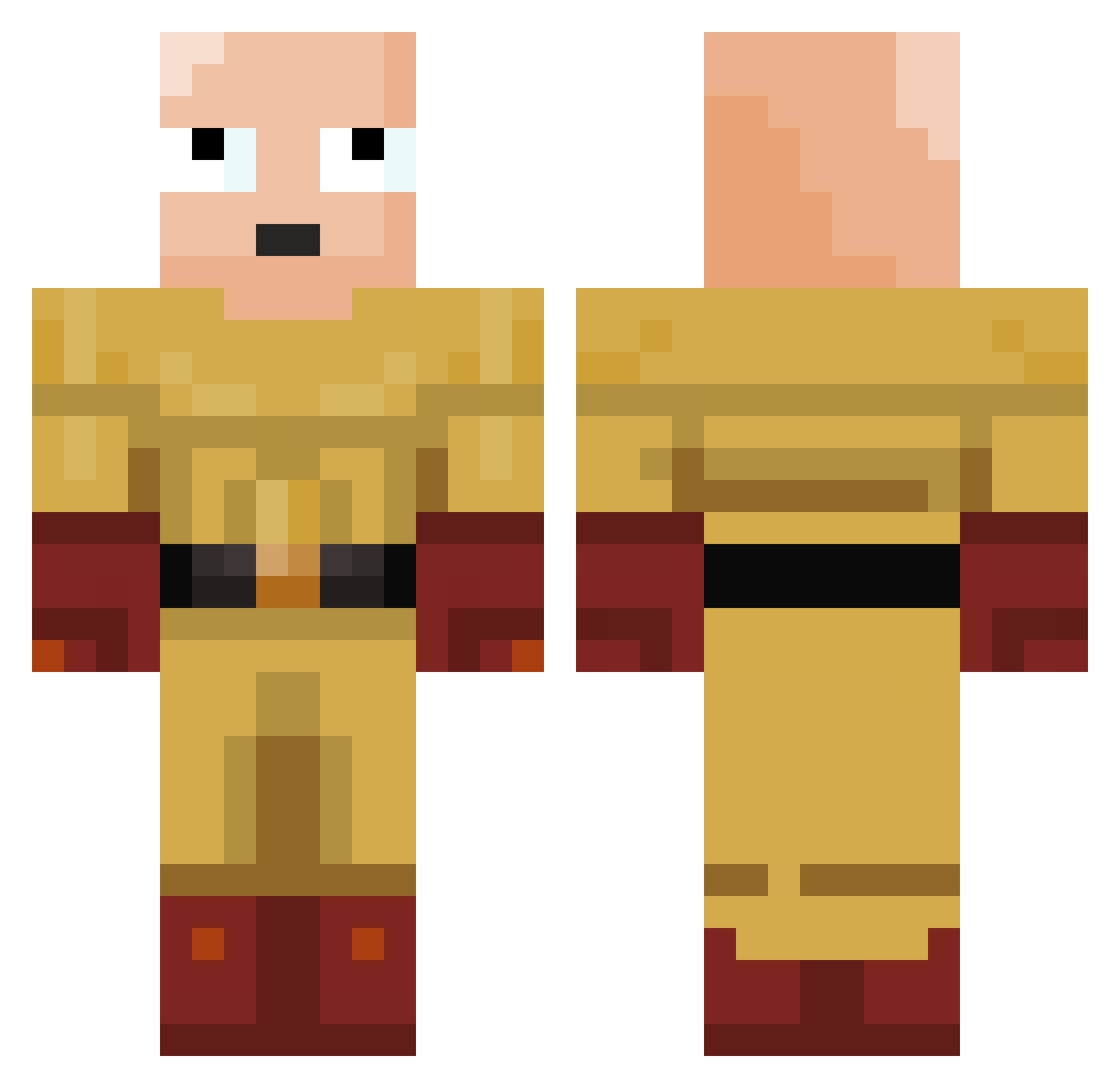 just_ALEX2 Minecraft skin, front and back view