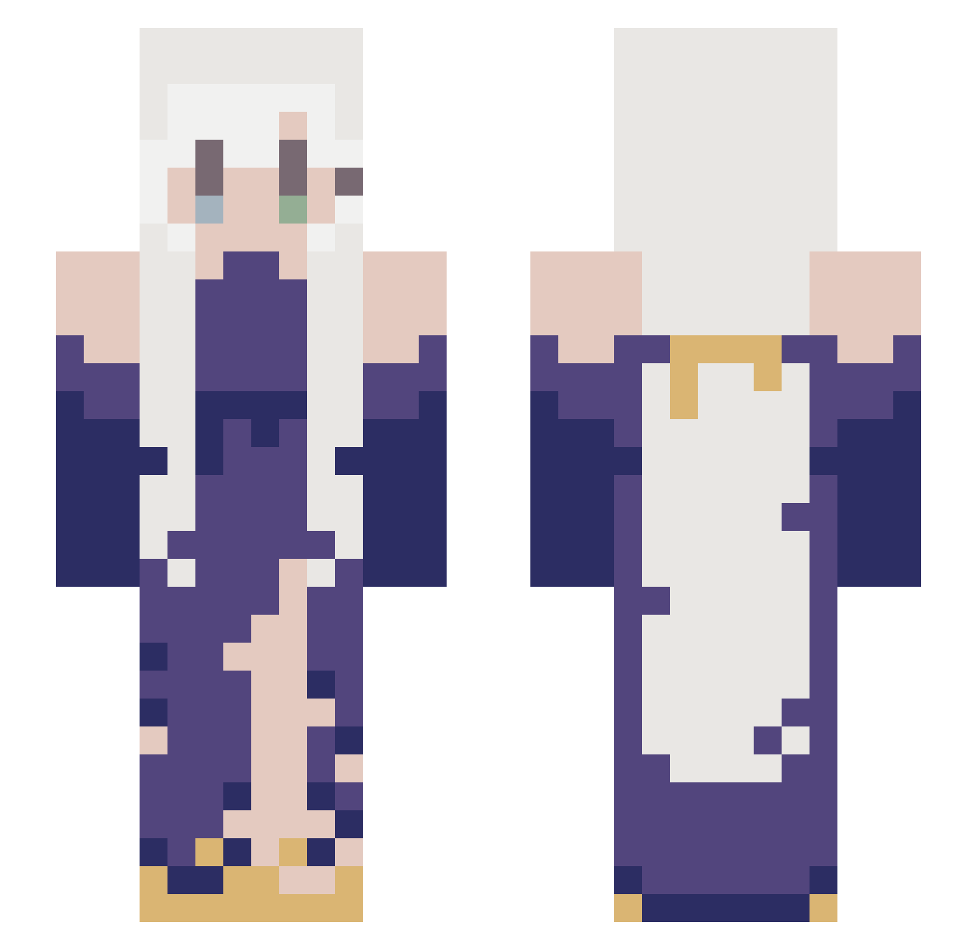 _Far777 Minecraft skin, front and back view