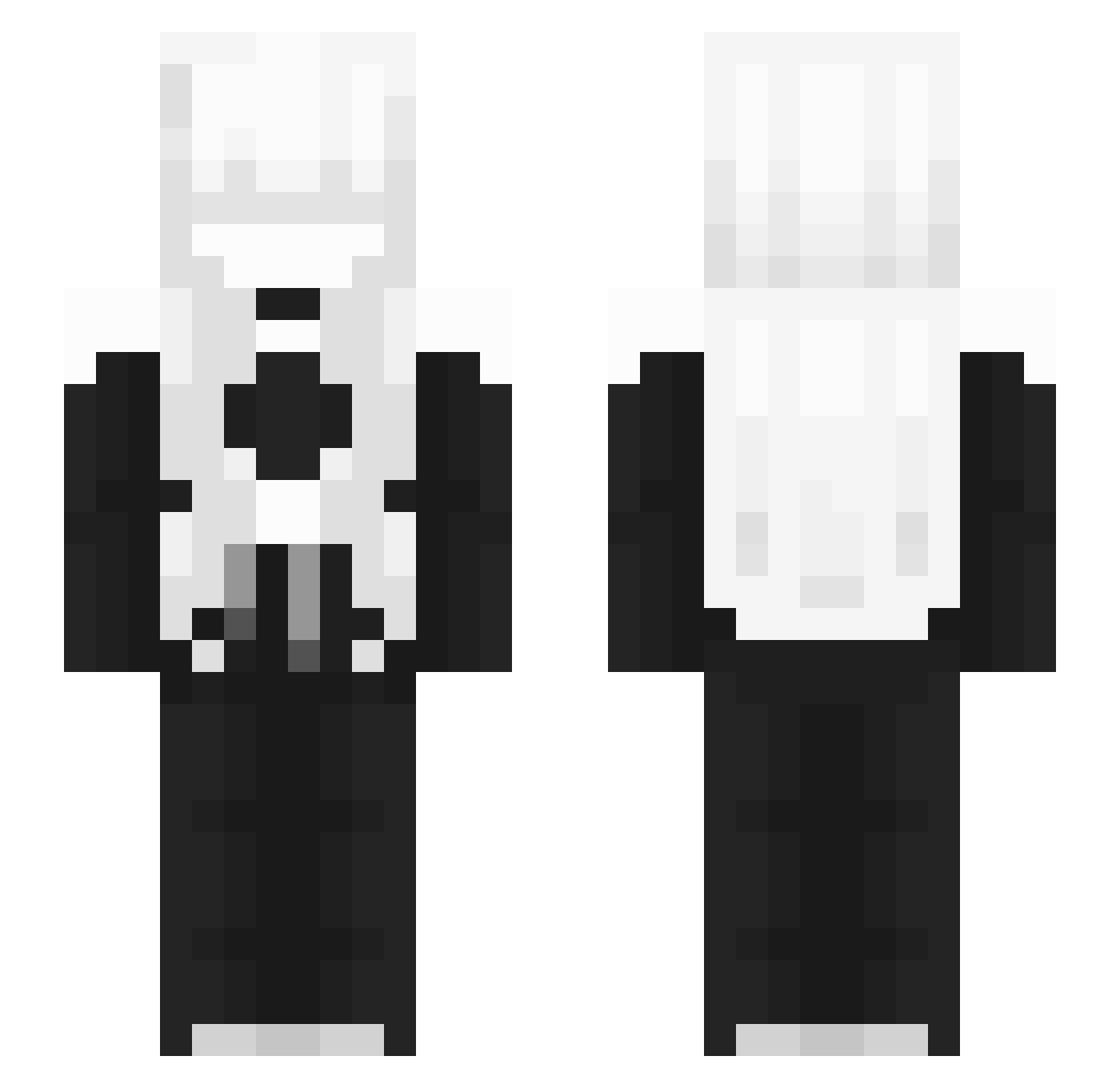 syam07 Minecraft skin, front and back view