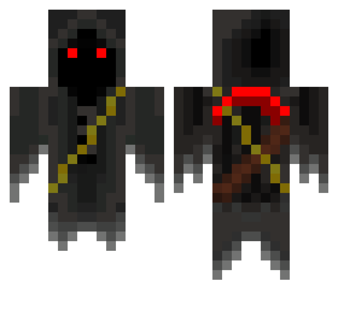 TjaBro12 Minecraft skin, front and back view