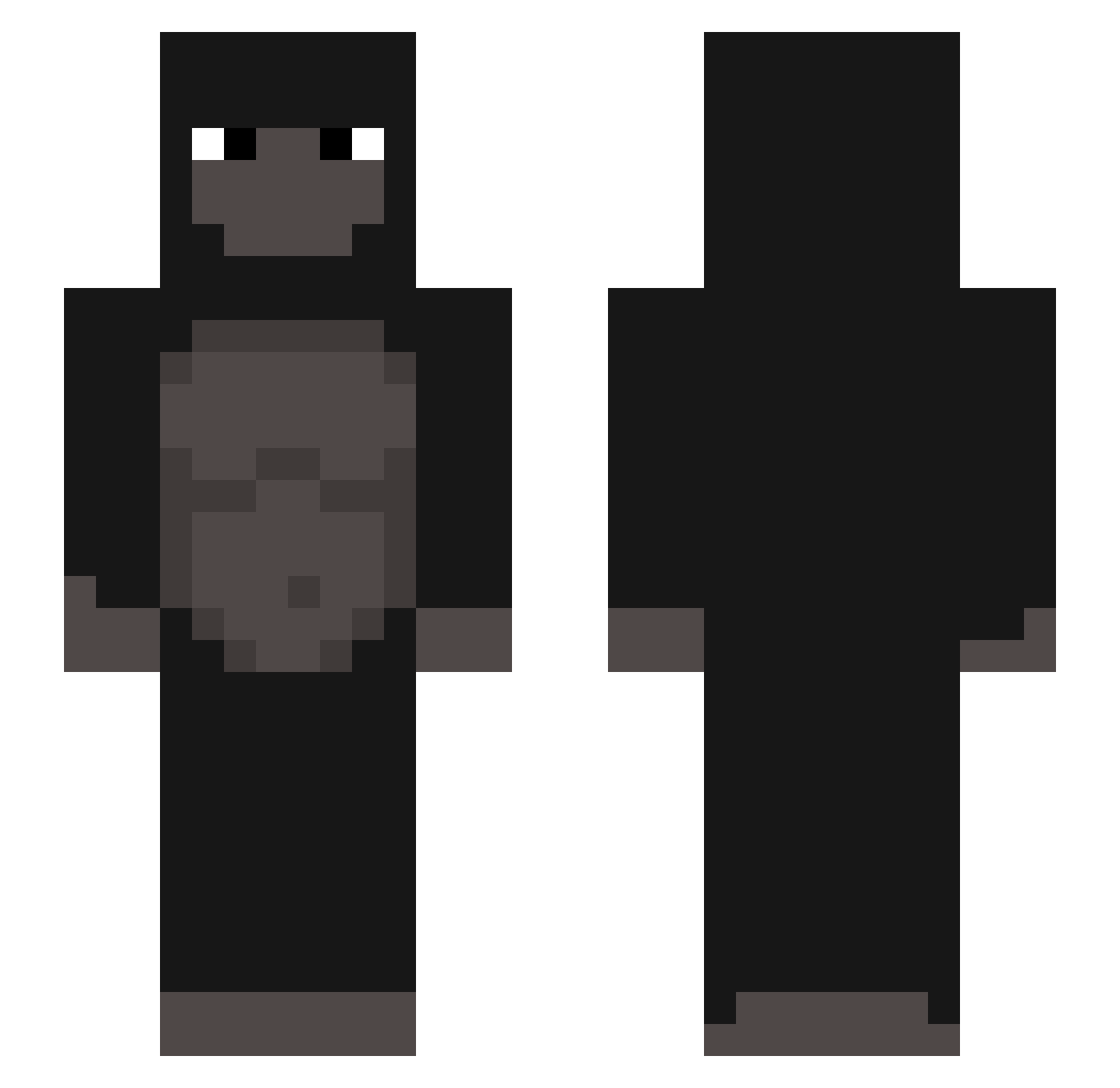 SayMe_ Minecraft skin, front and back view