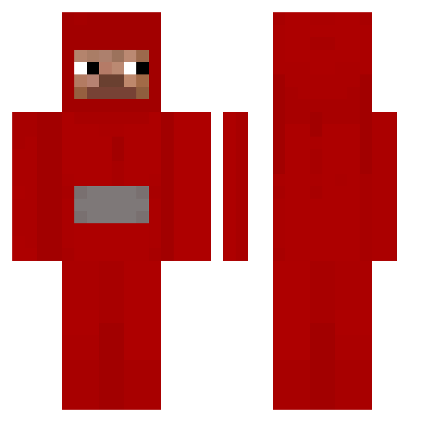 ButelkaKaucyjna9 Minecraft skin, front and back view