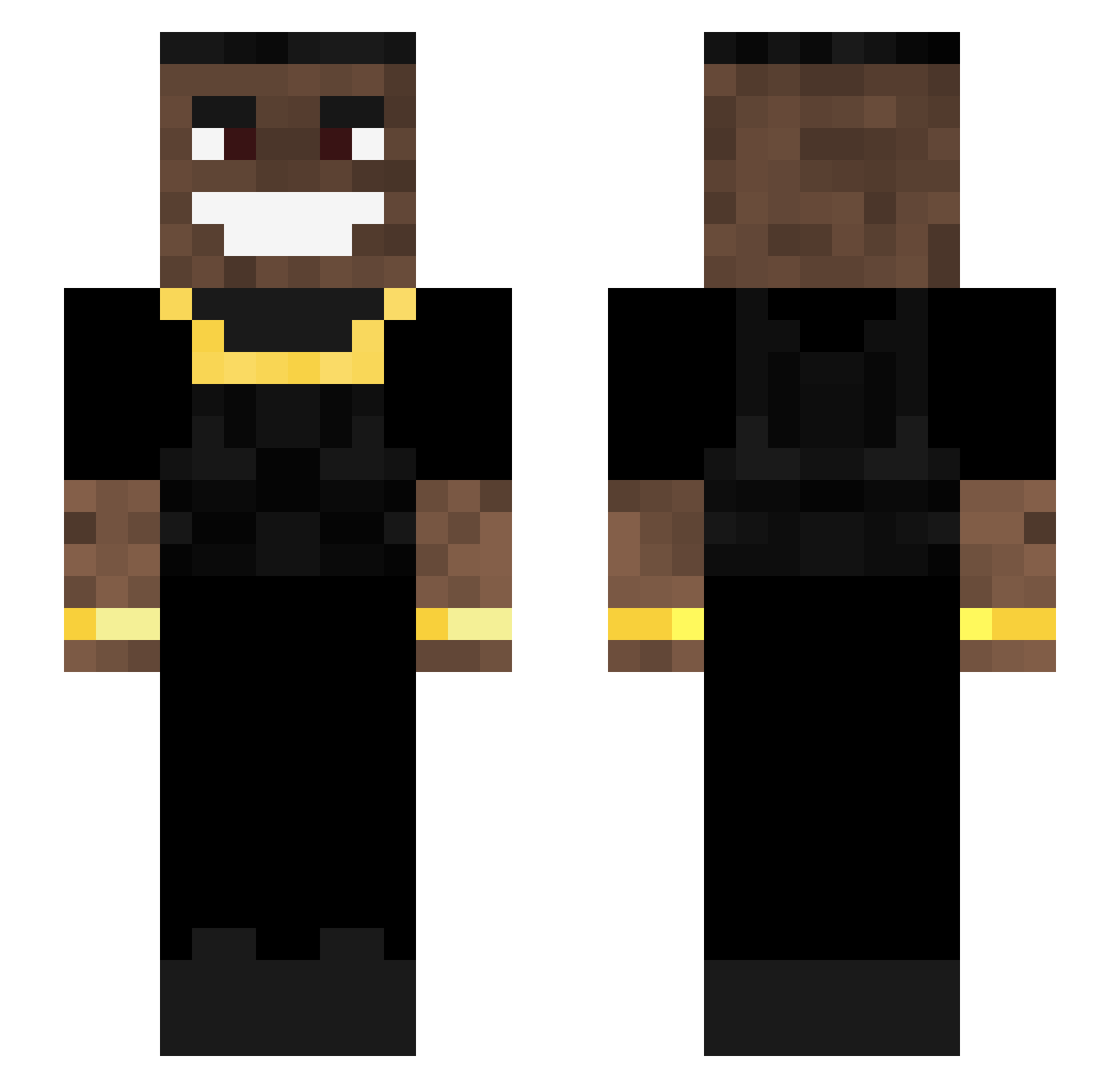 misterry_ Minecraft skin, front and back view