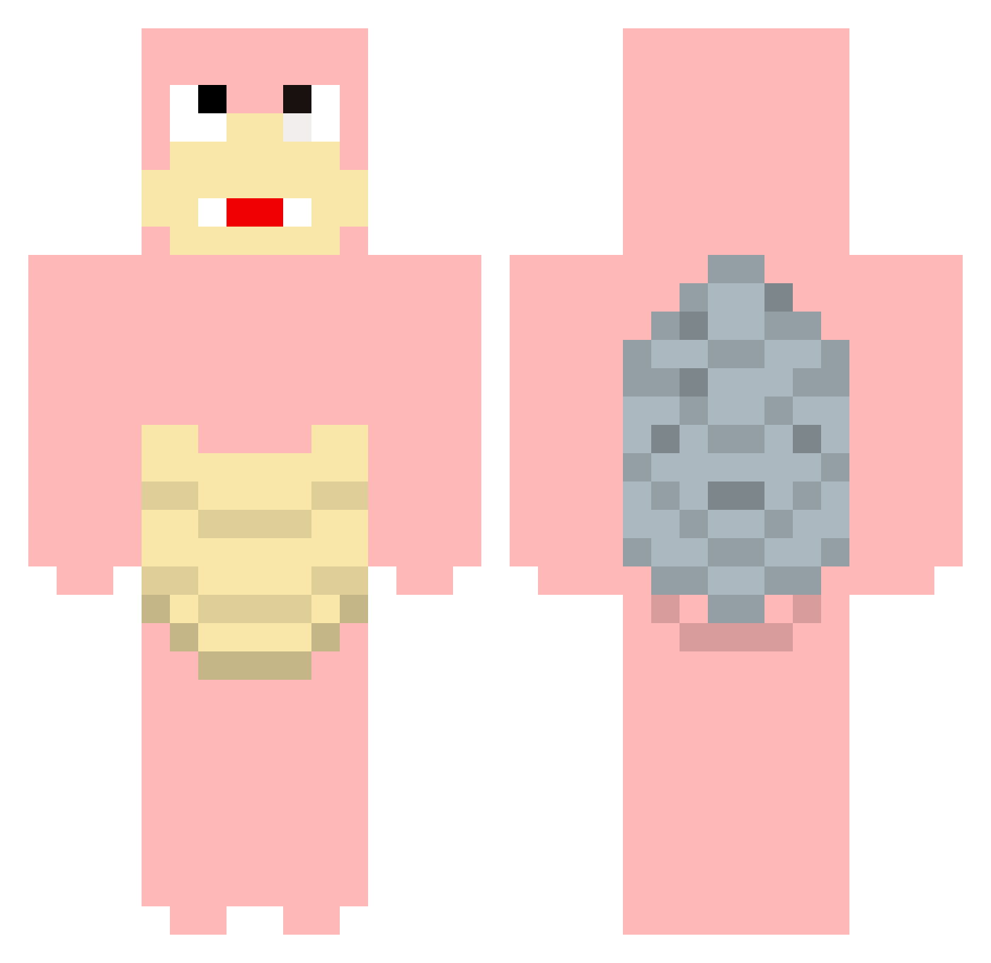 jihan0310 Minecraft skin, front and back view