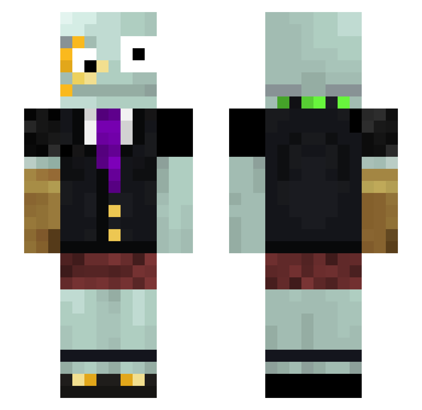 spyre_italy Minecraft skin, front and back view