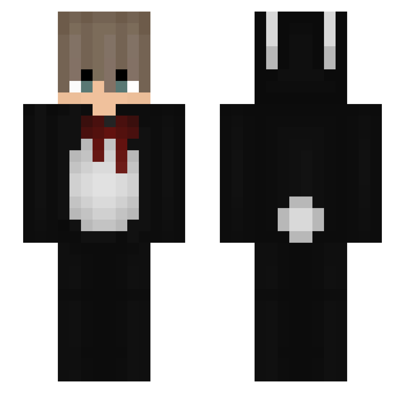 XPercy_JacksonX Minecraft skin, front and back view