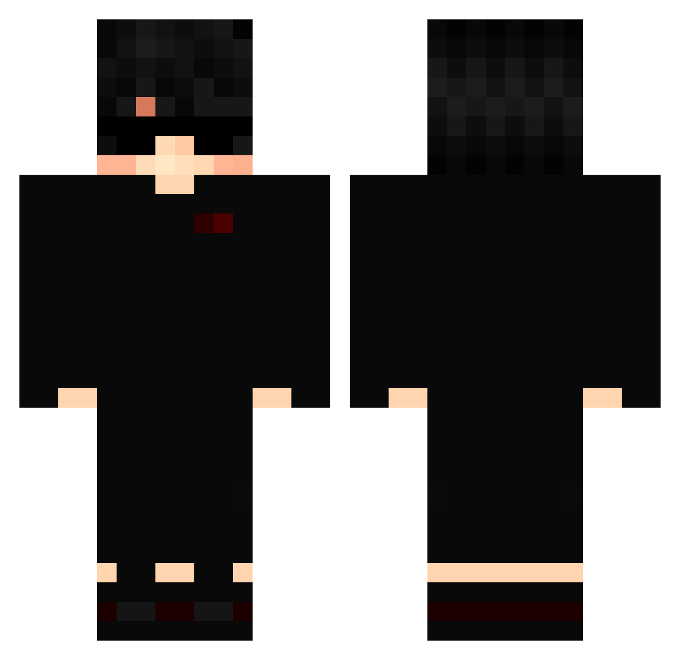 poch0_ Minecraft skin, front and back view