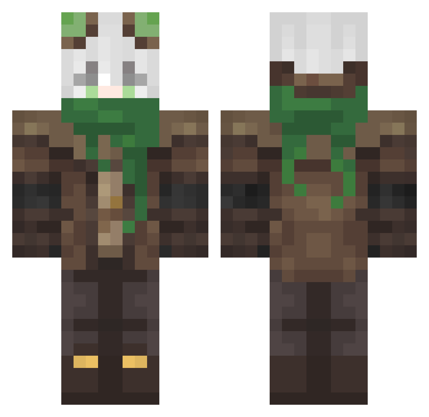 Was_IrgendWas Minecraft skin, front and back view