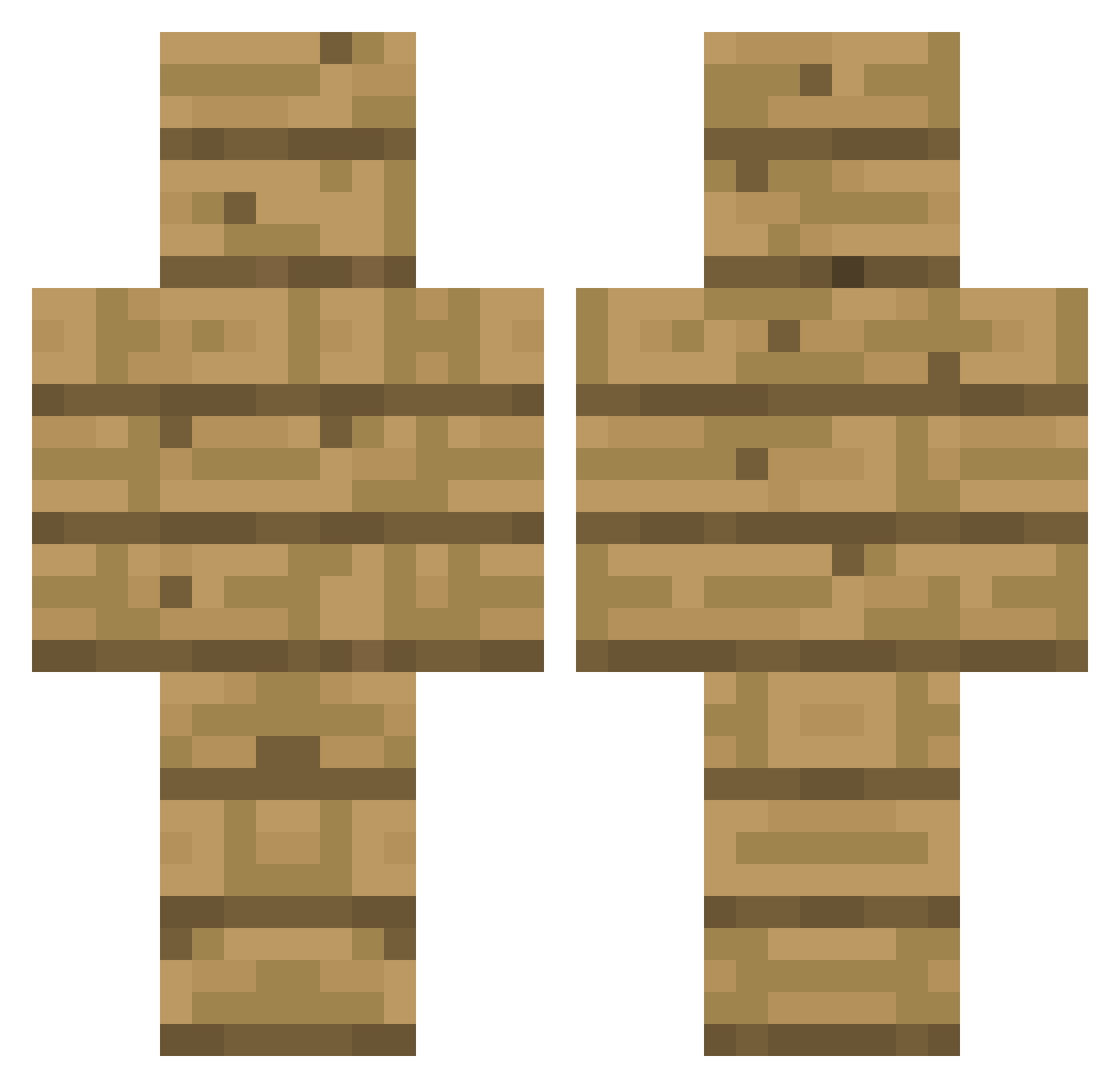 Munchie_Mac Minecraft skin, front and back view
