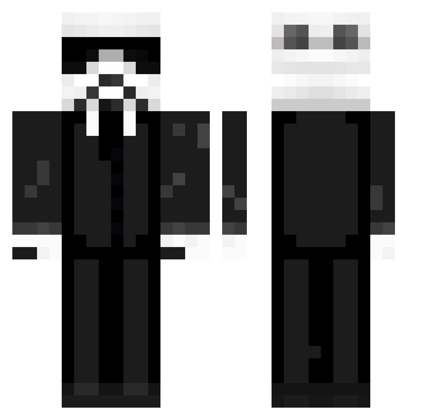 Simo____ Minecraft skin, front and back view