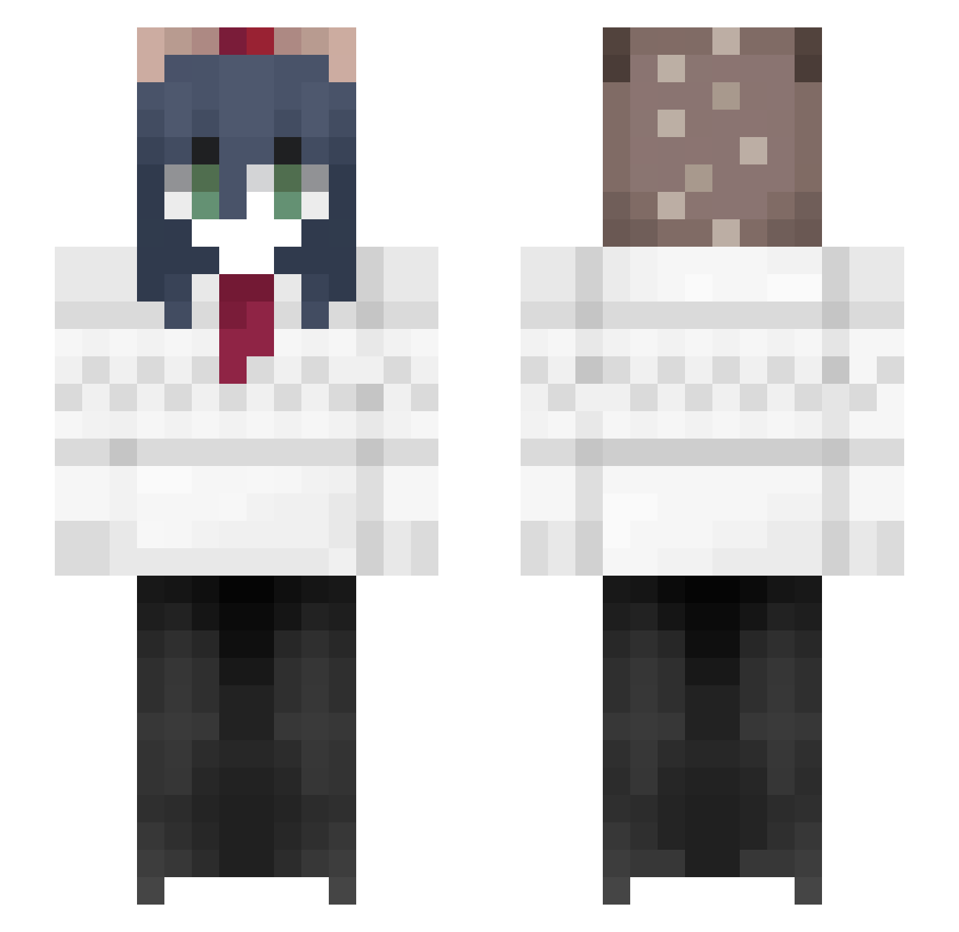 idfy_hhngz Minecraft skin, front and back view