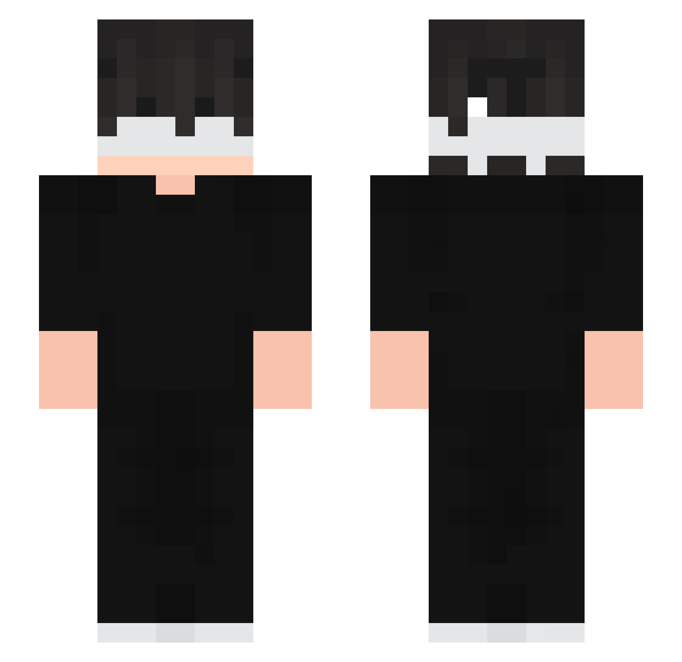 Silvestrzx_mi Minecraft skin, front and back view