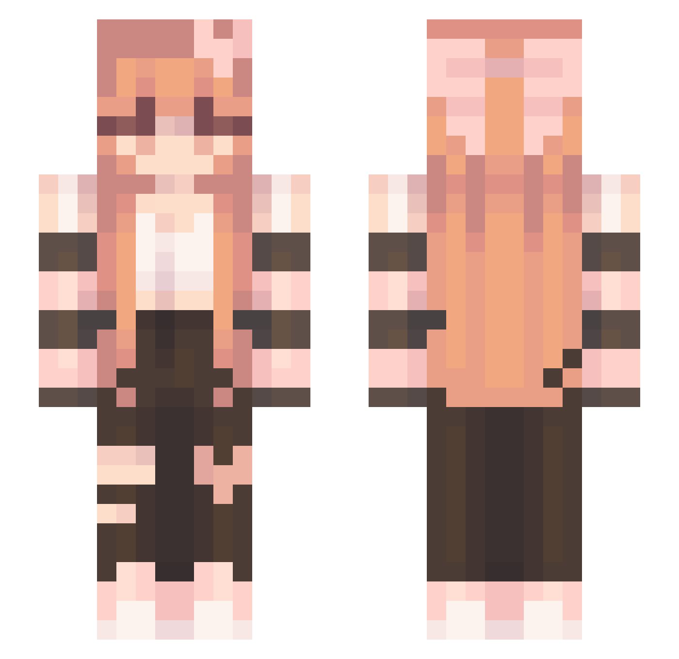 PlayrNot_Found Minecraft skin, front and back view