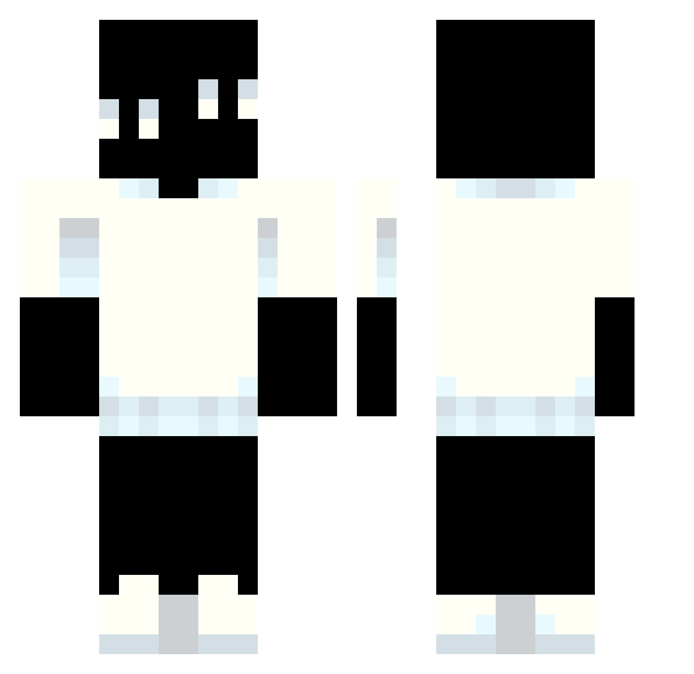 Lil_Adi Minecraft skin, front and back view