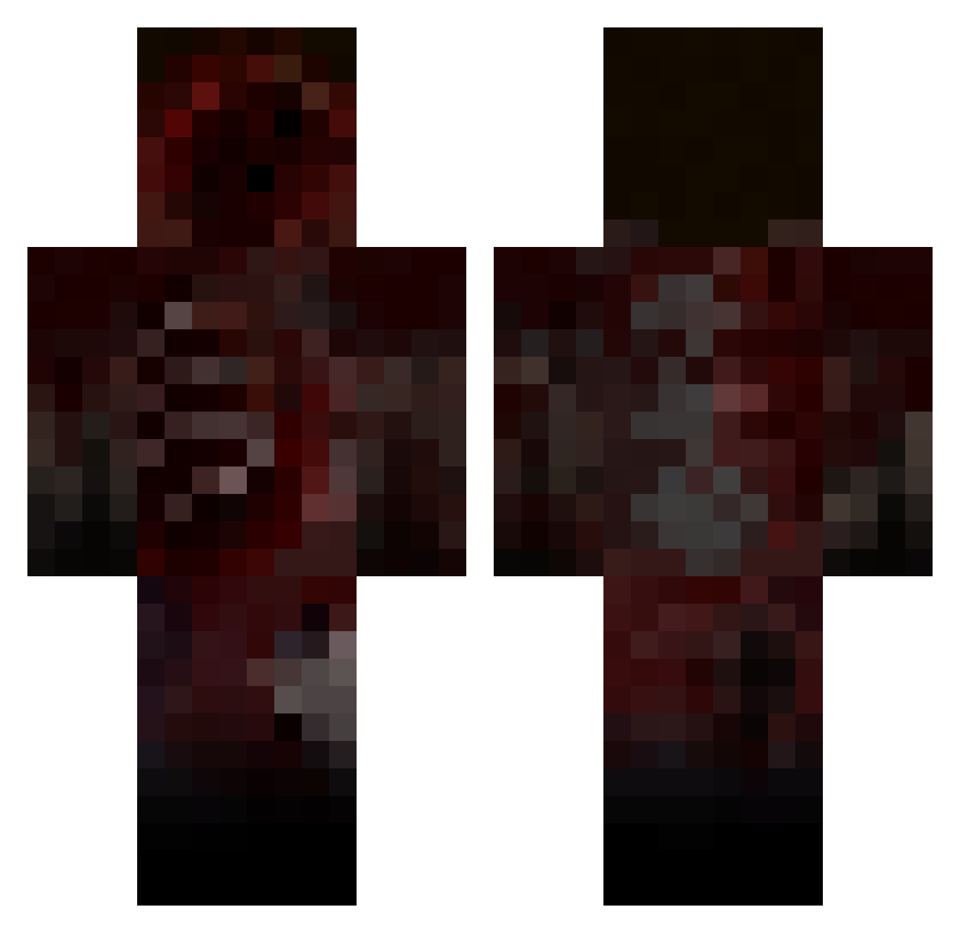 PRilotRacc00onnn Minecraft skin, front and back view