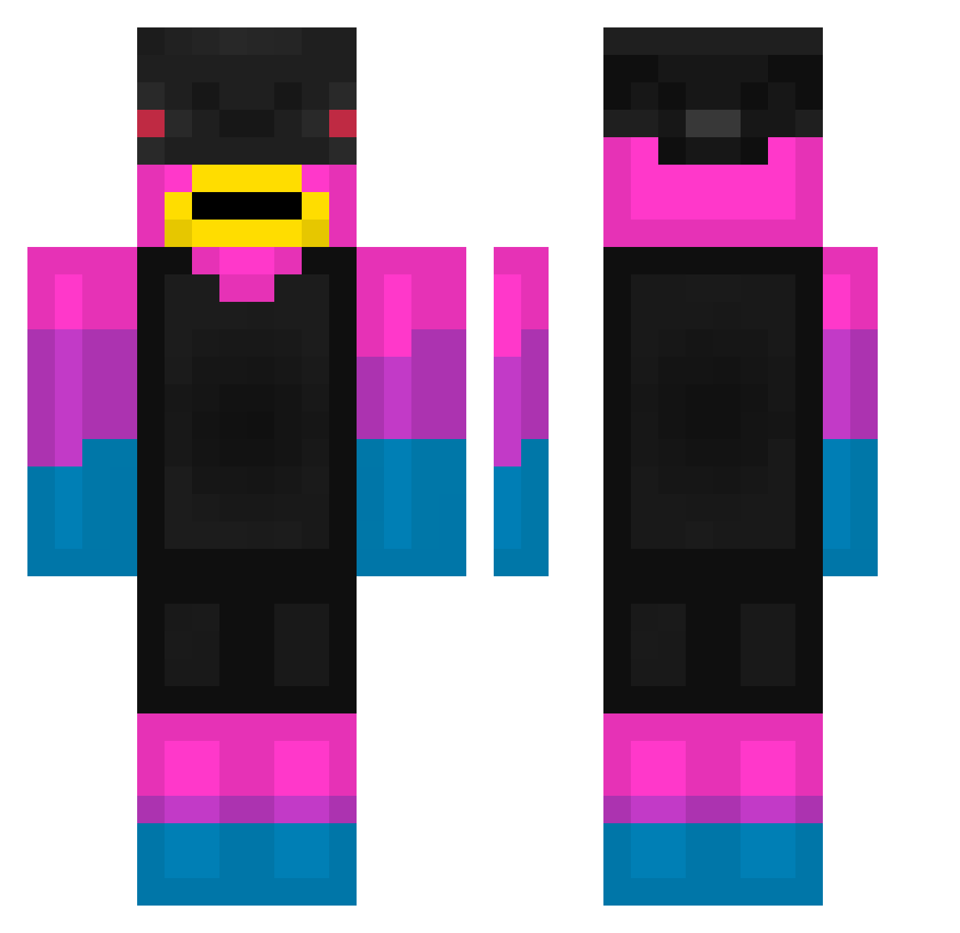 Krakyyy - bisexual flag Minecraft skin