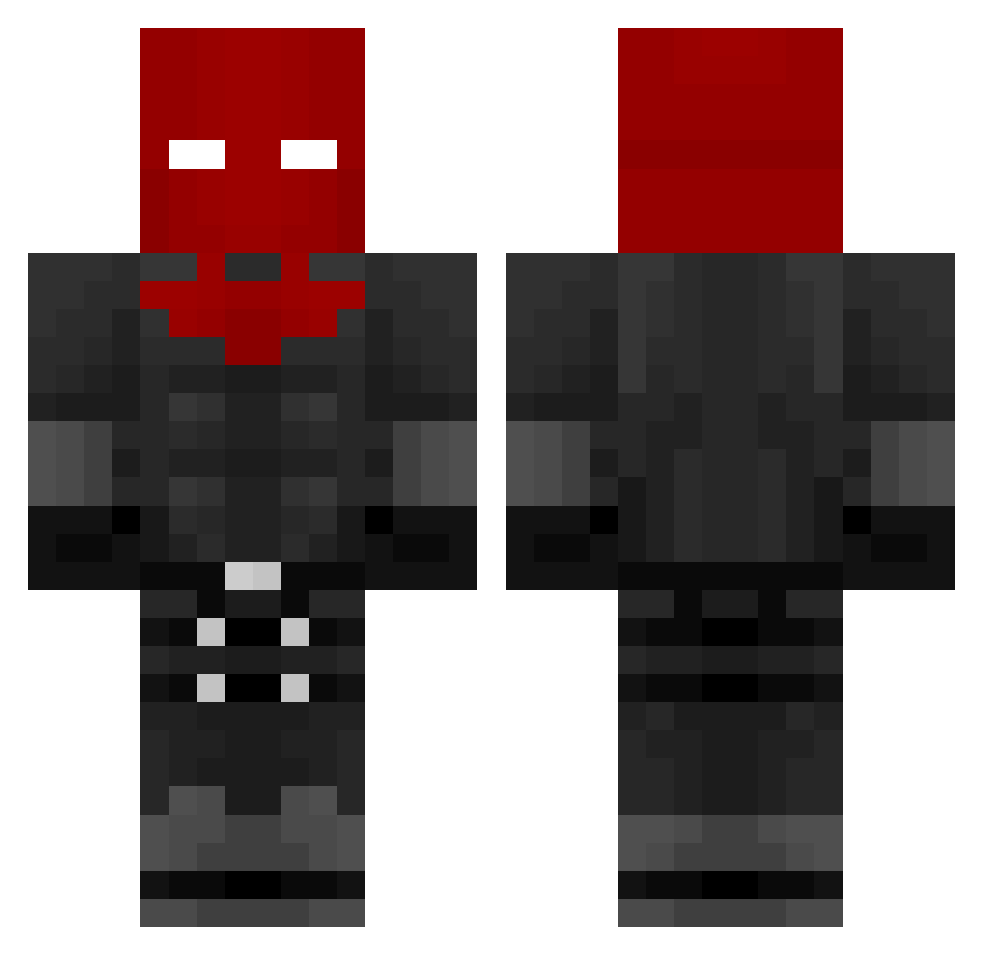 Jap_Dab Minecraft skin, front and back view