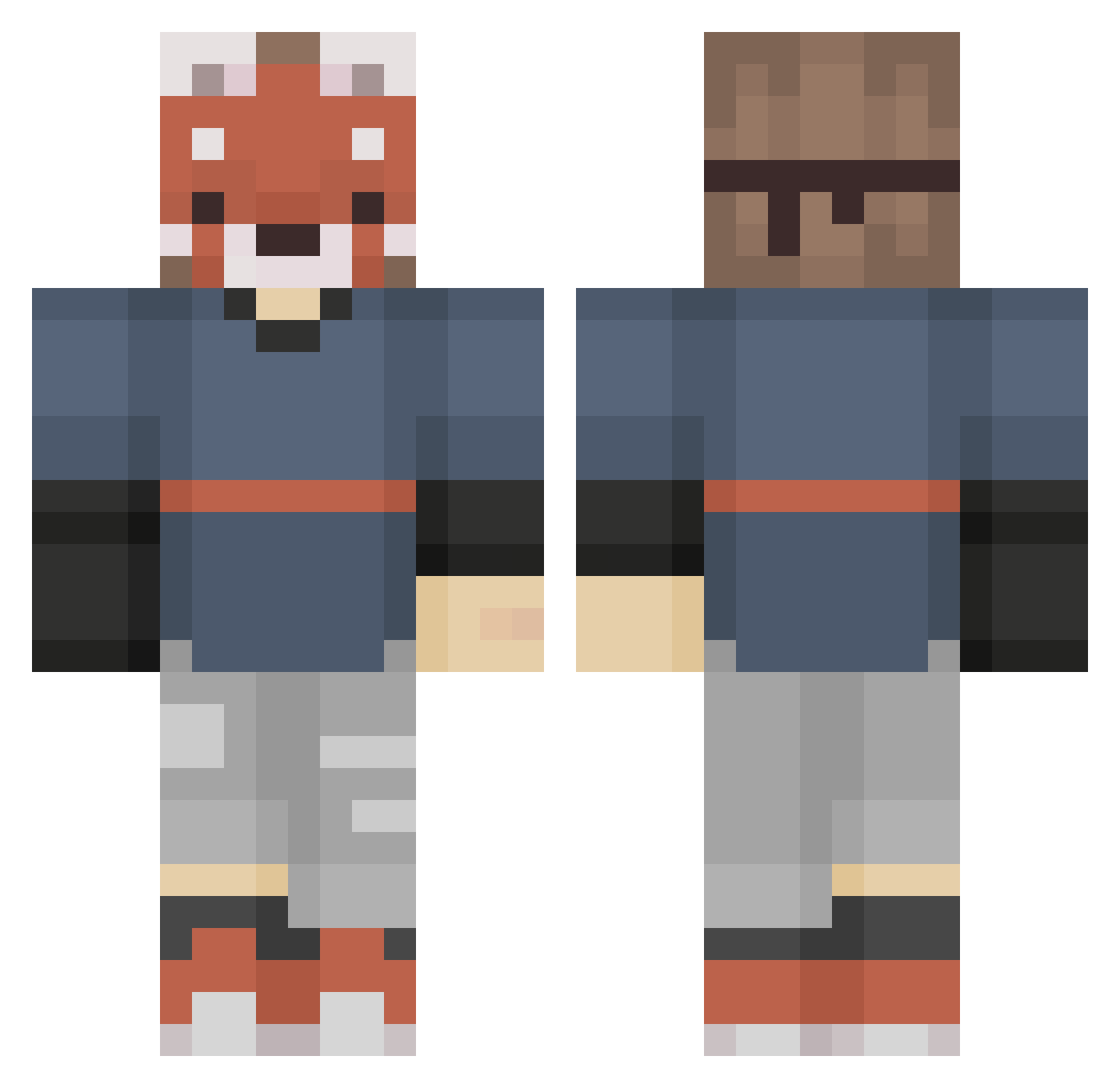 rechesempire1981 Minecraft skin, front and back view