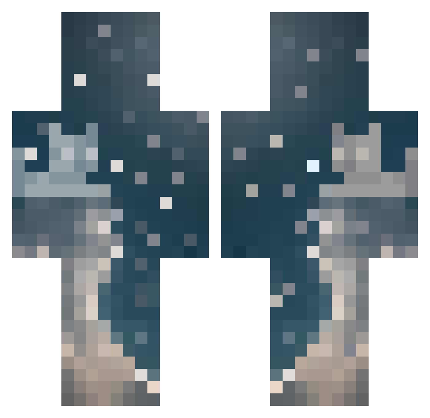 Neo_Lights Minecraft skin, front and back view