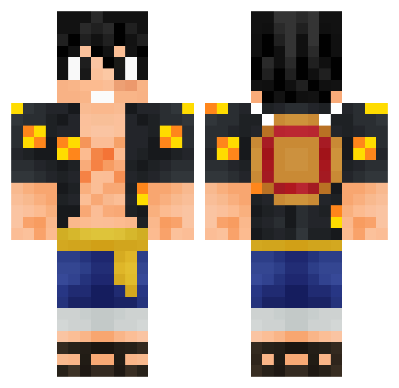 T_Dog99 Minecraft skin, front and back view