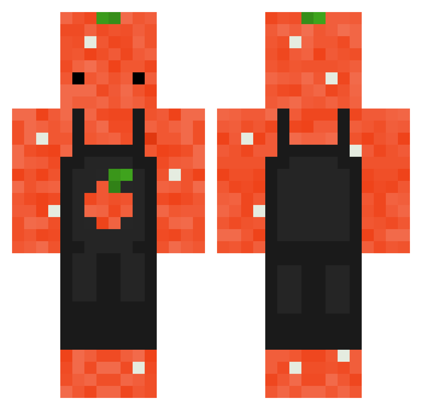 simplycannot Minecraft skin, front and back view