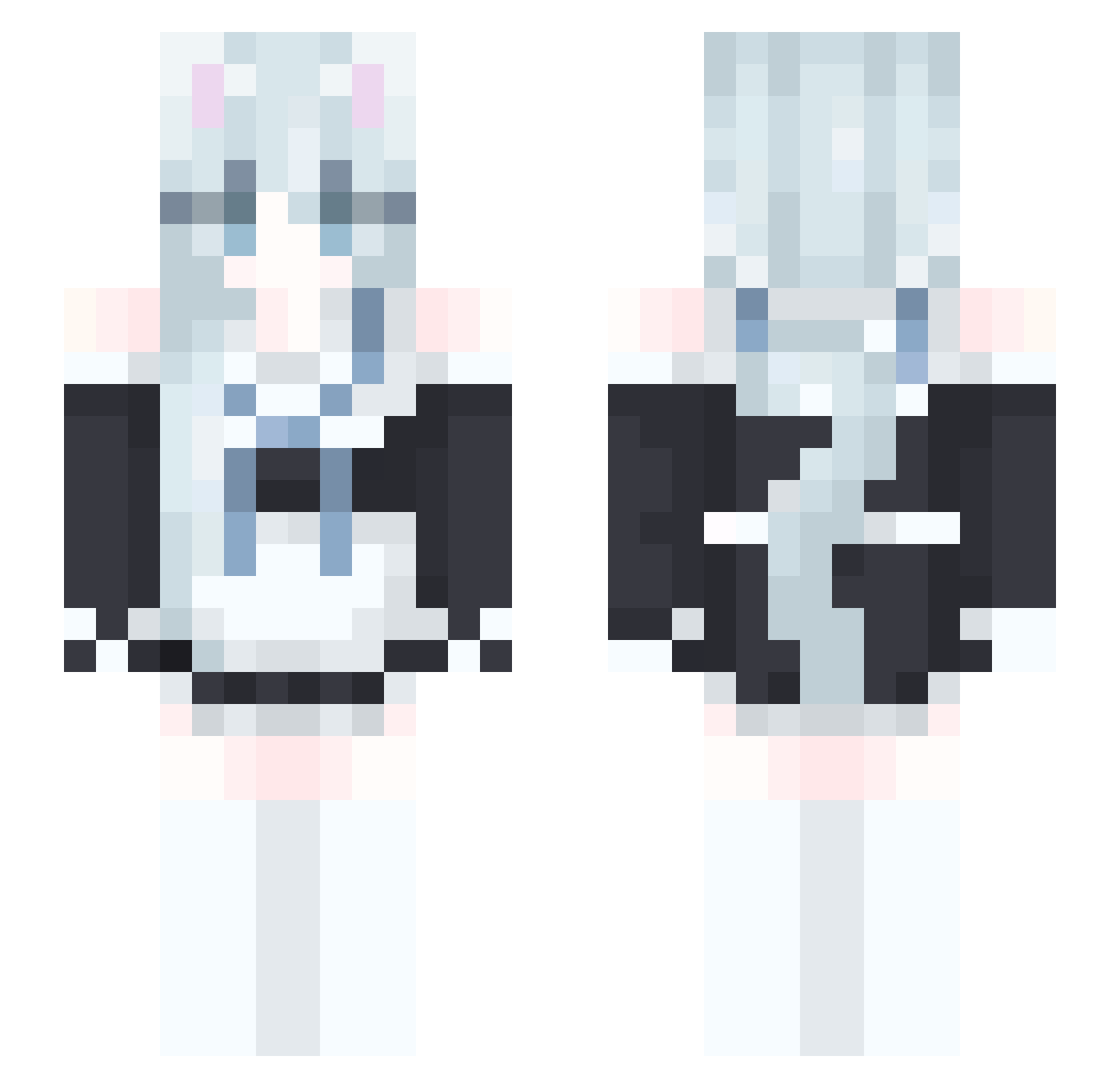 xiaoxi_ouo Minecraft skin, front and back view