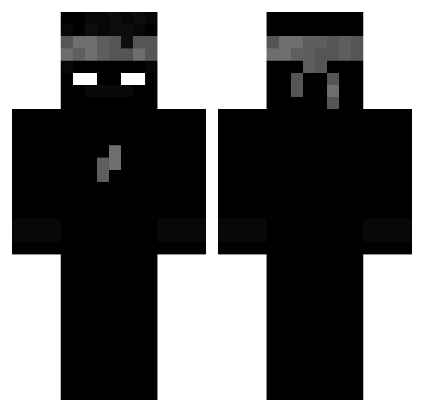 Seiz0_ Minecraft skin, front and back view