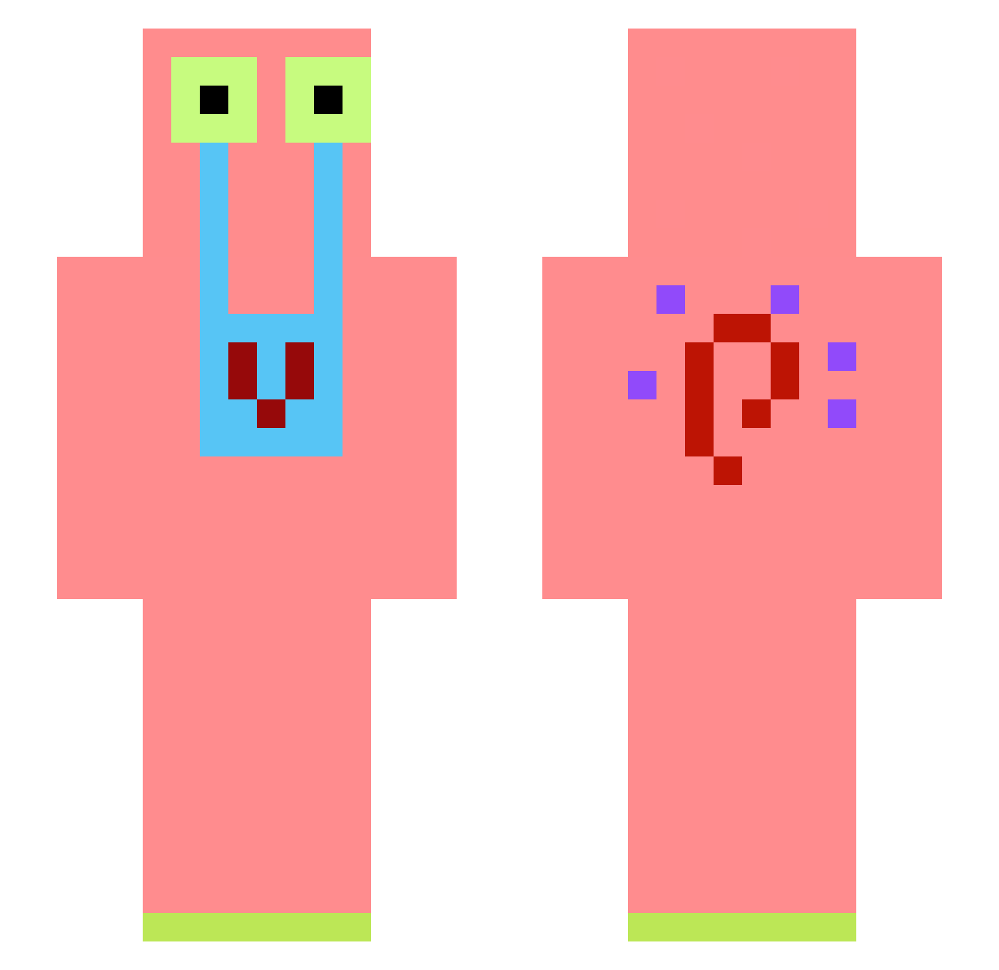 sxriously_ Minecraft skin, front and back view