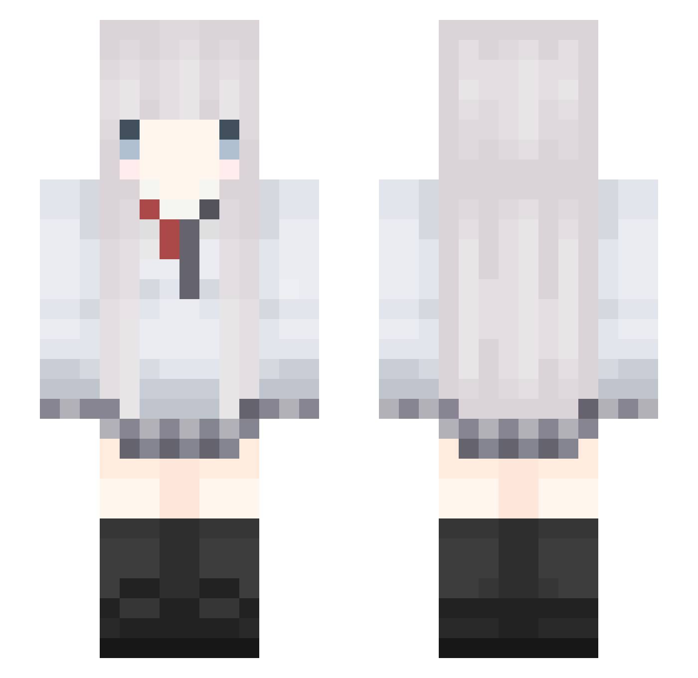 _renew Minecraft skin, front and back view