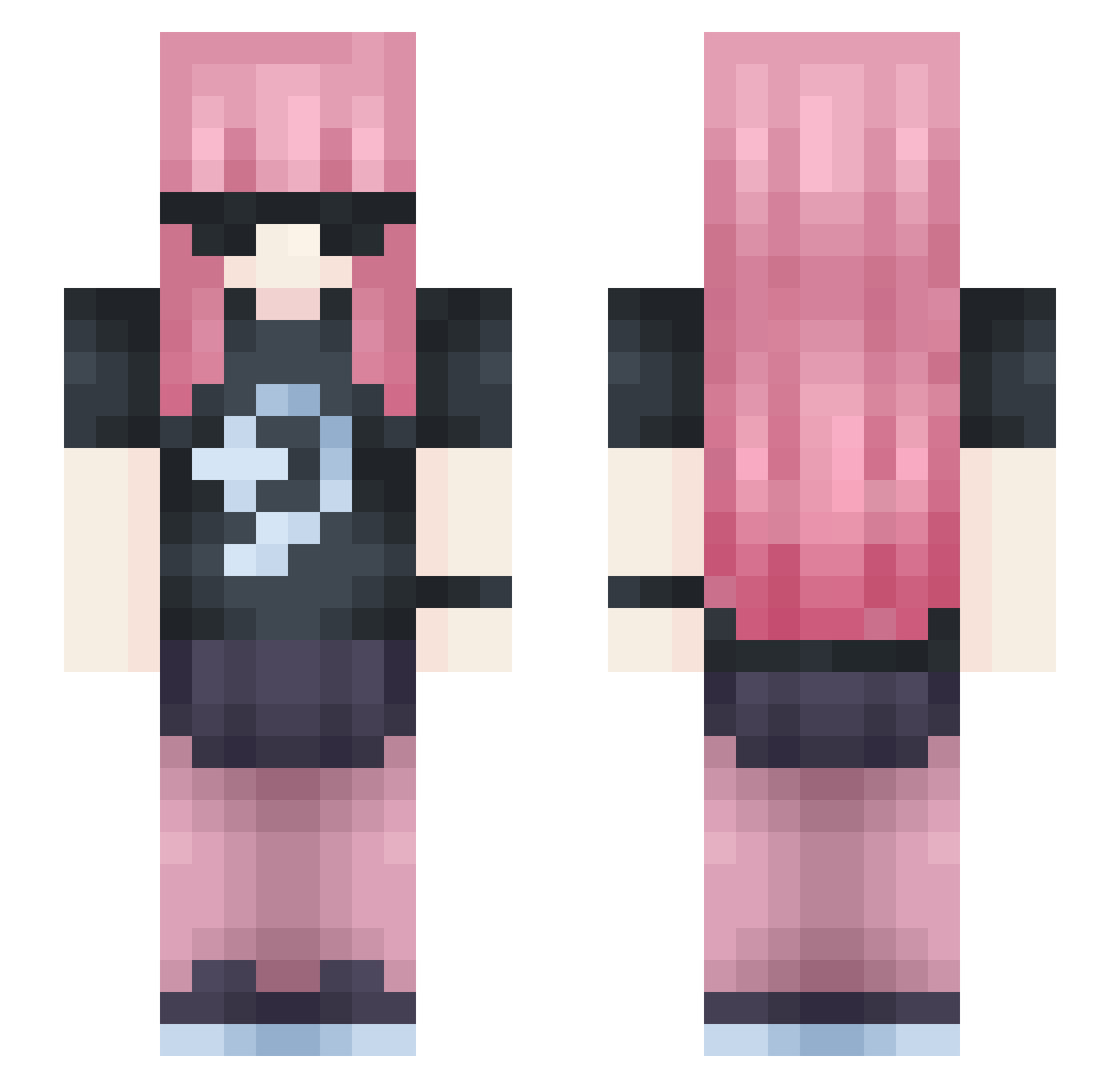 oBotinho Minecraft skin, front and back view