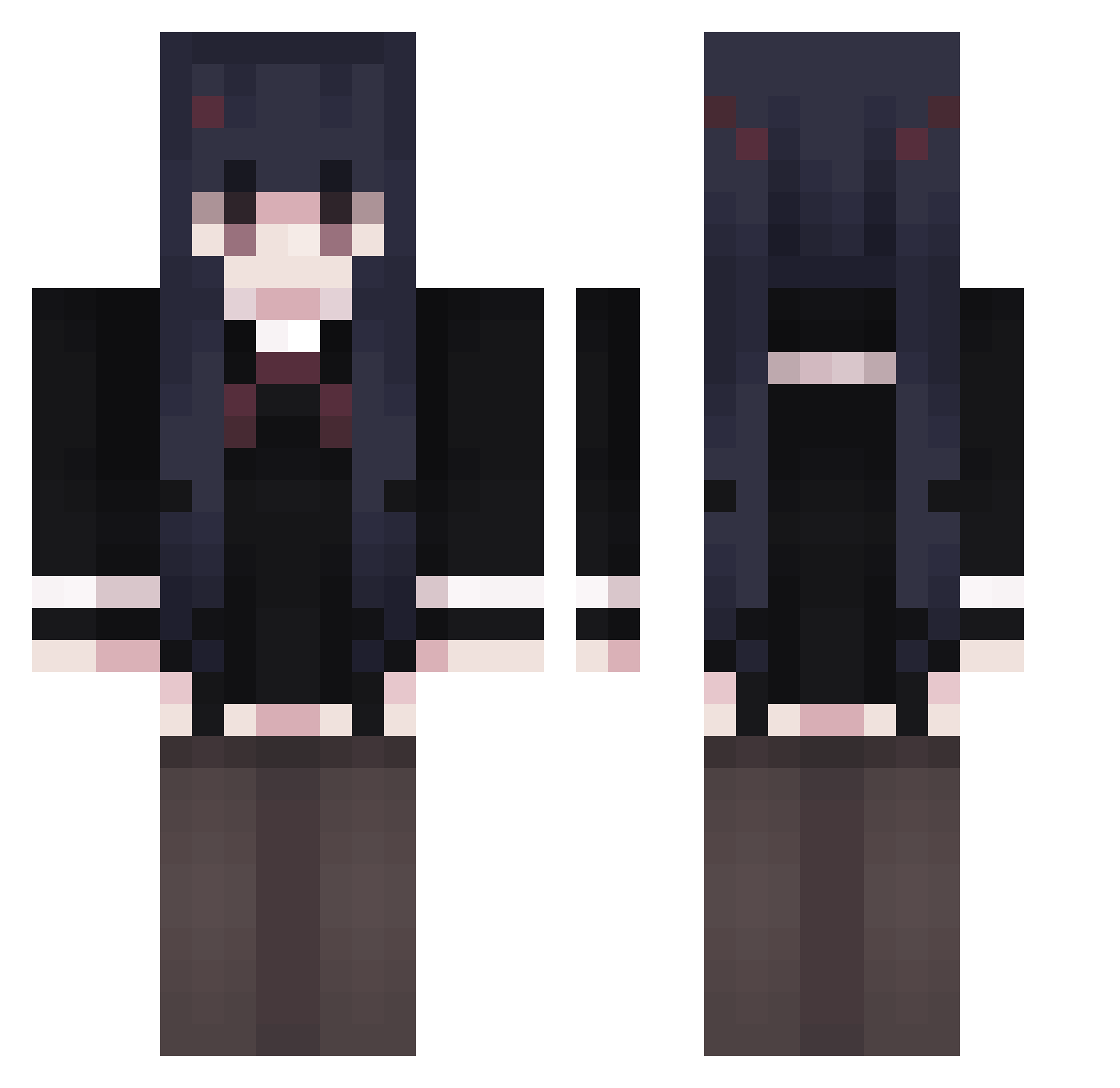 york_tw Minecraft skin, front and back view