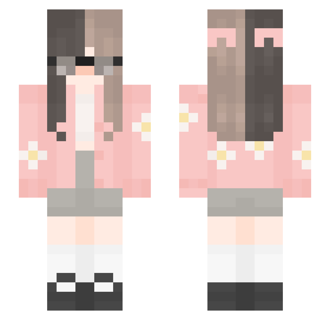 dudaap__ Minecraft skin, front and back view