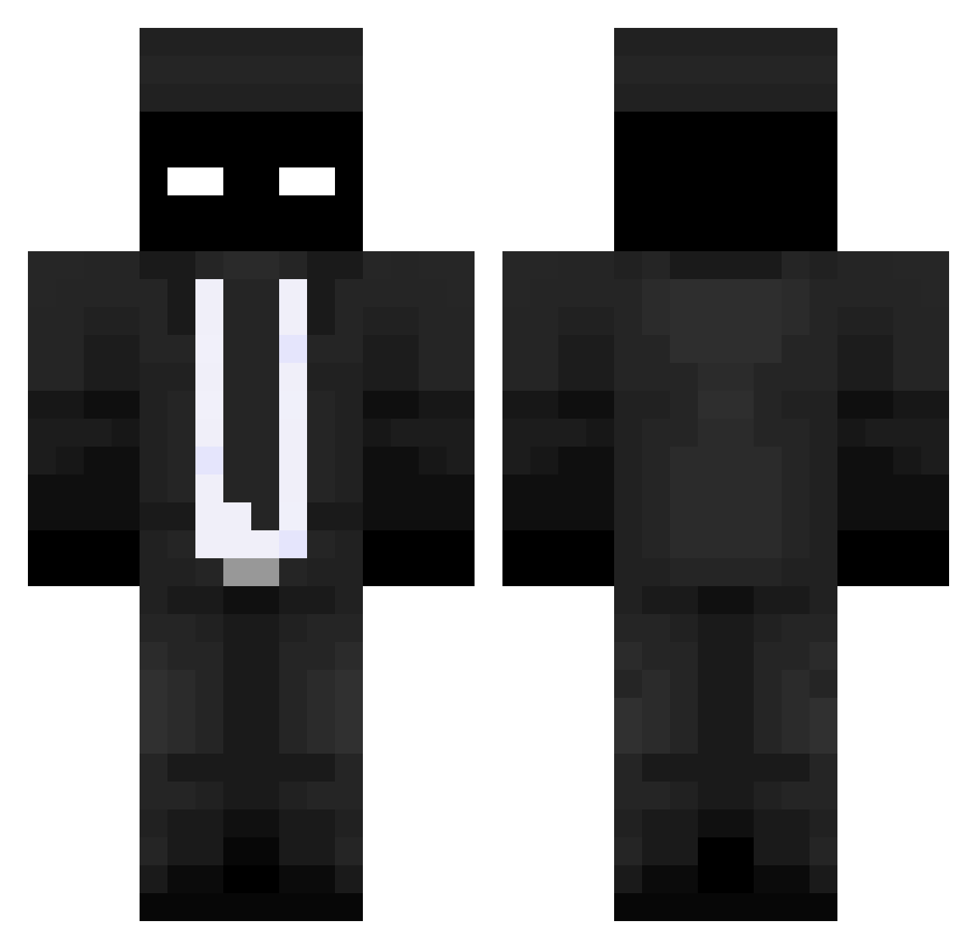 M7XMALIK77 Minecraft skin, front and back view